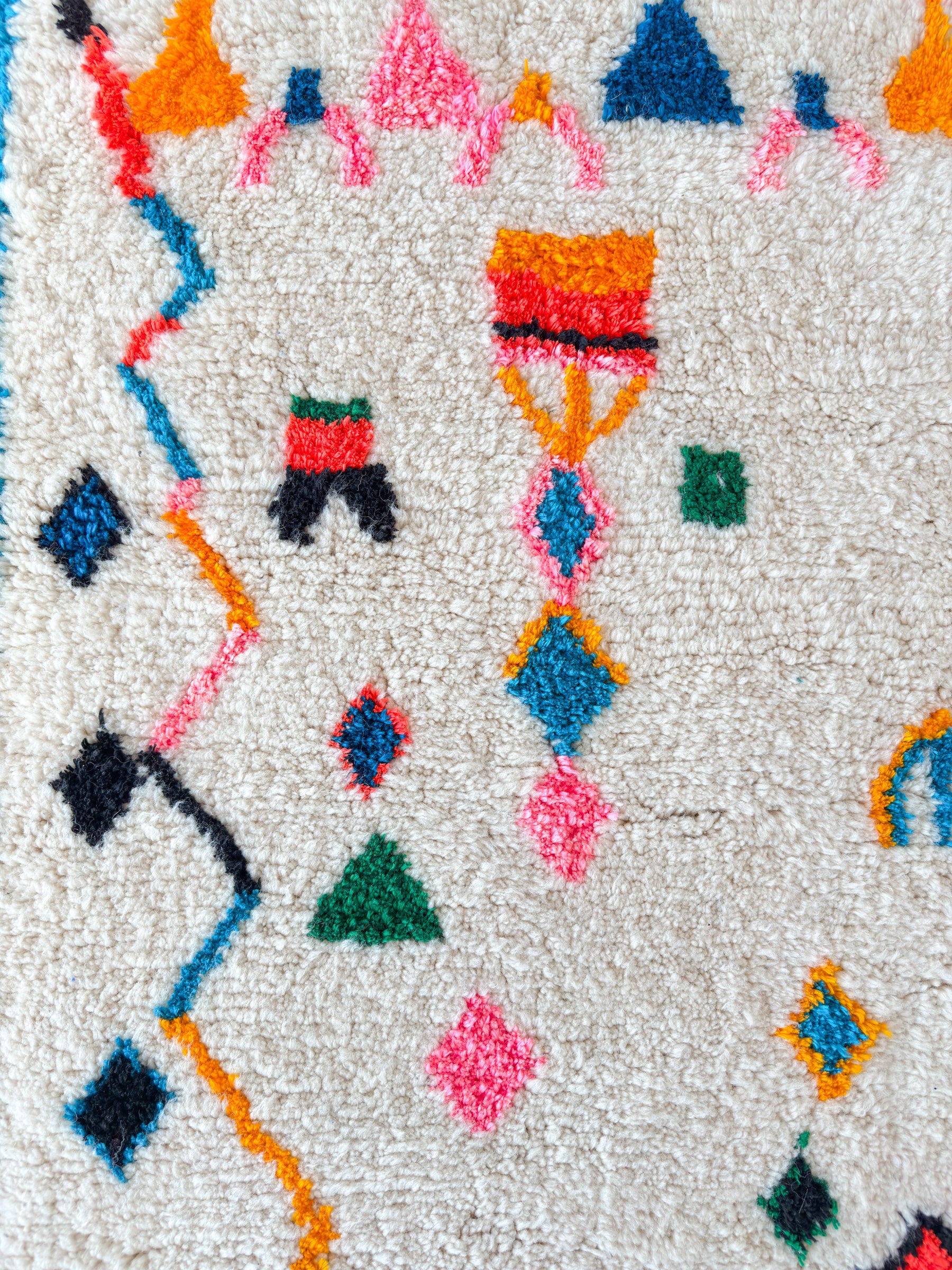 Färgglad berbermatta 155 x 269 cm - n°1956