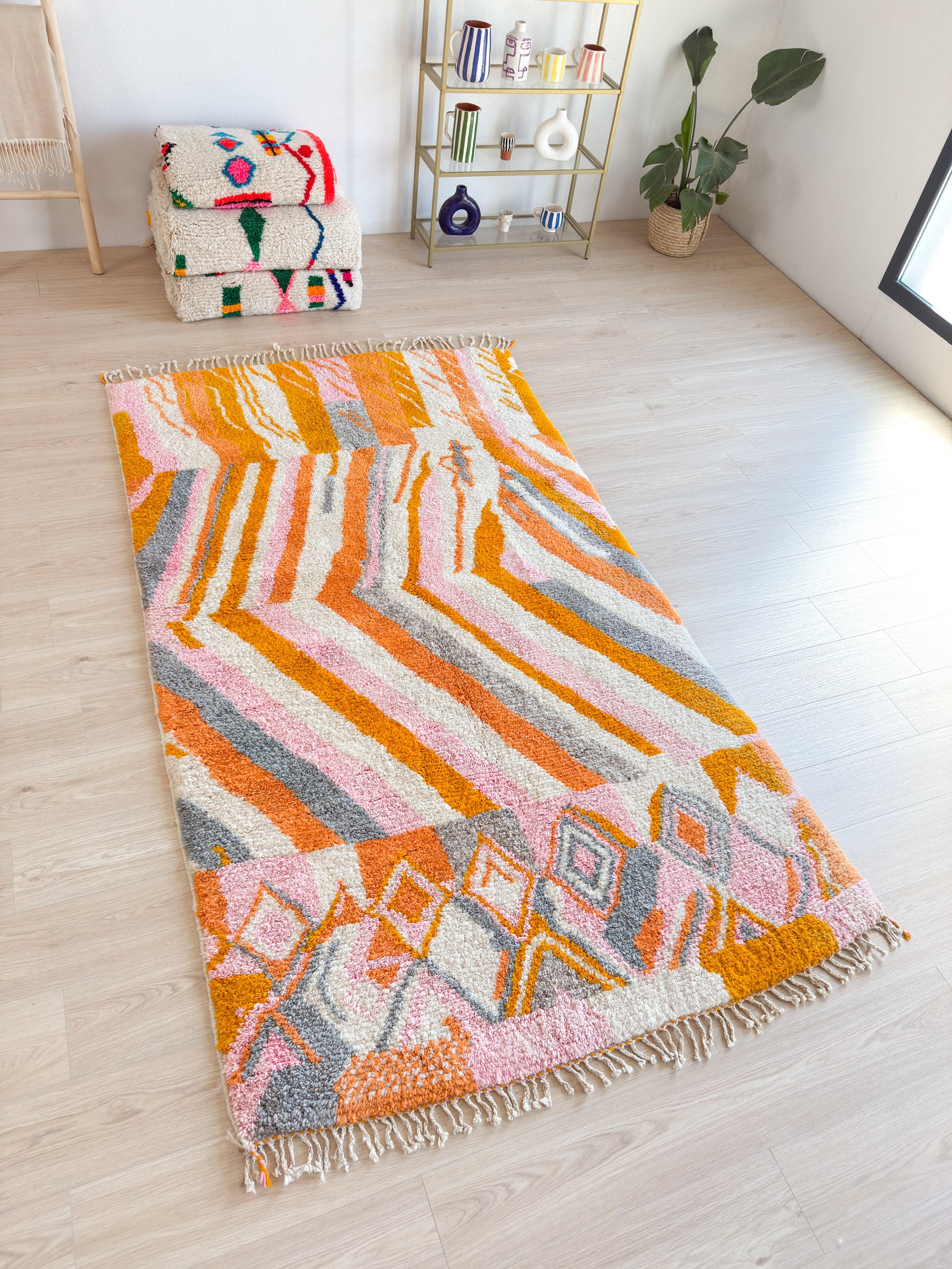 Tapis berbère coloré 155 x 286 cm - n°1909