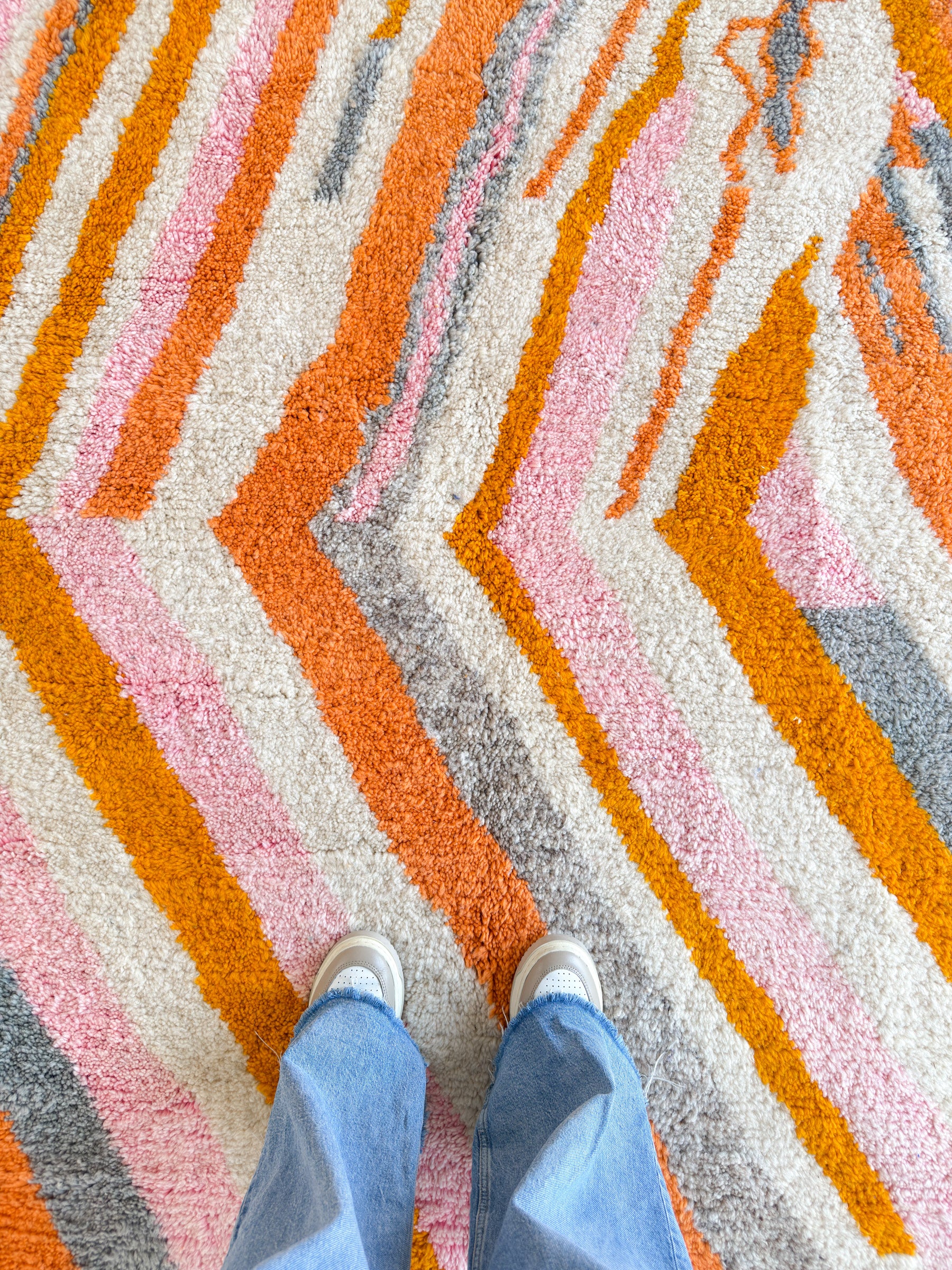 Tapis berbère coloré 155 x 286 cm - n°1909