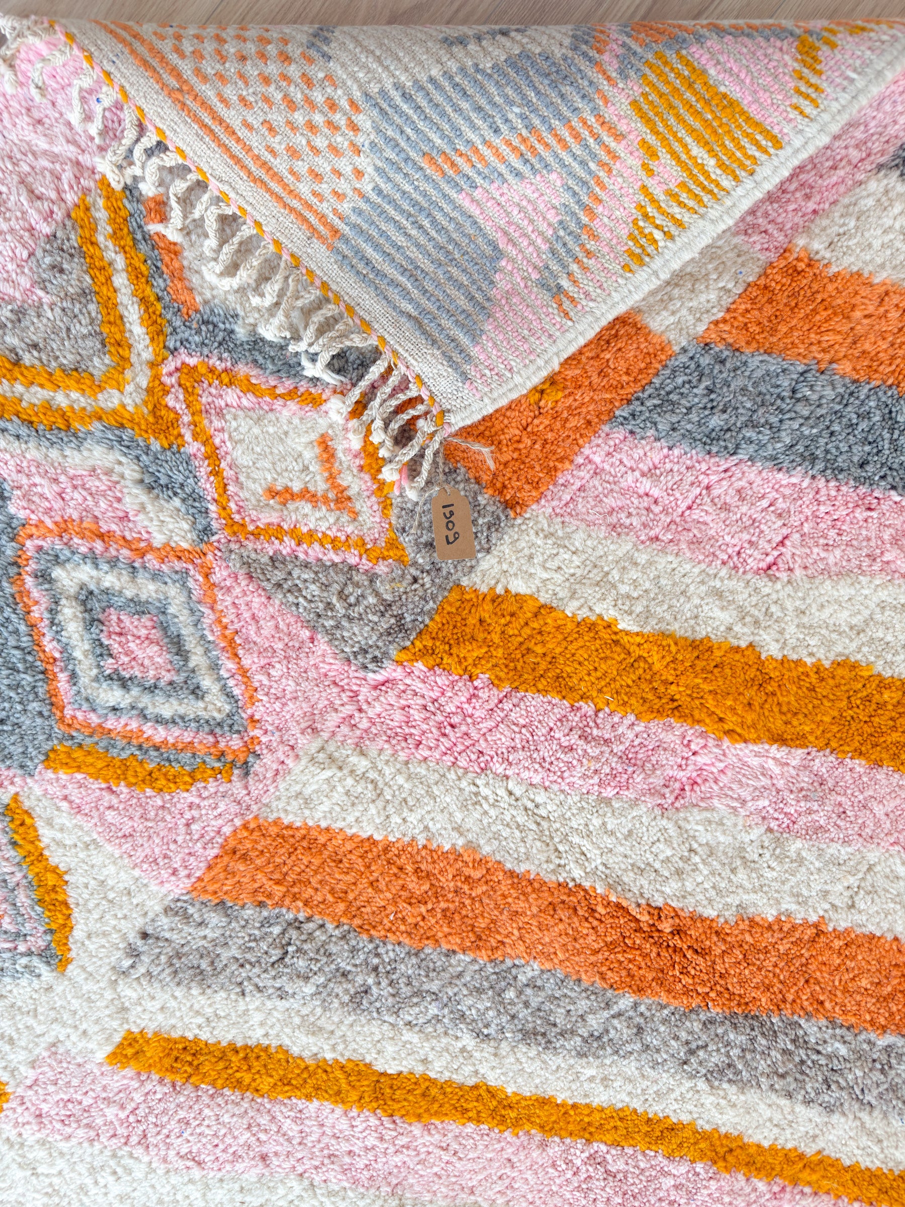 Farbenfroher Berberteppich 155 x 286 cm - Nr. 1909