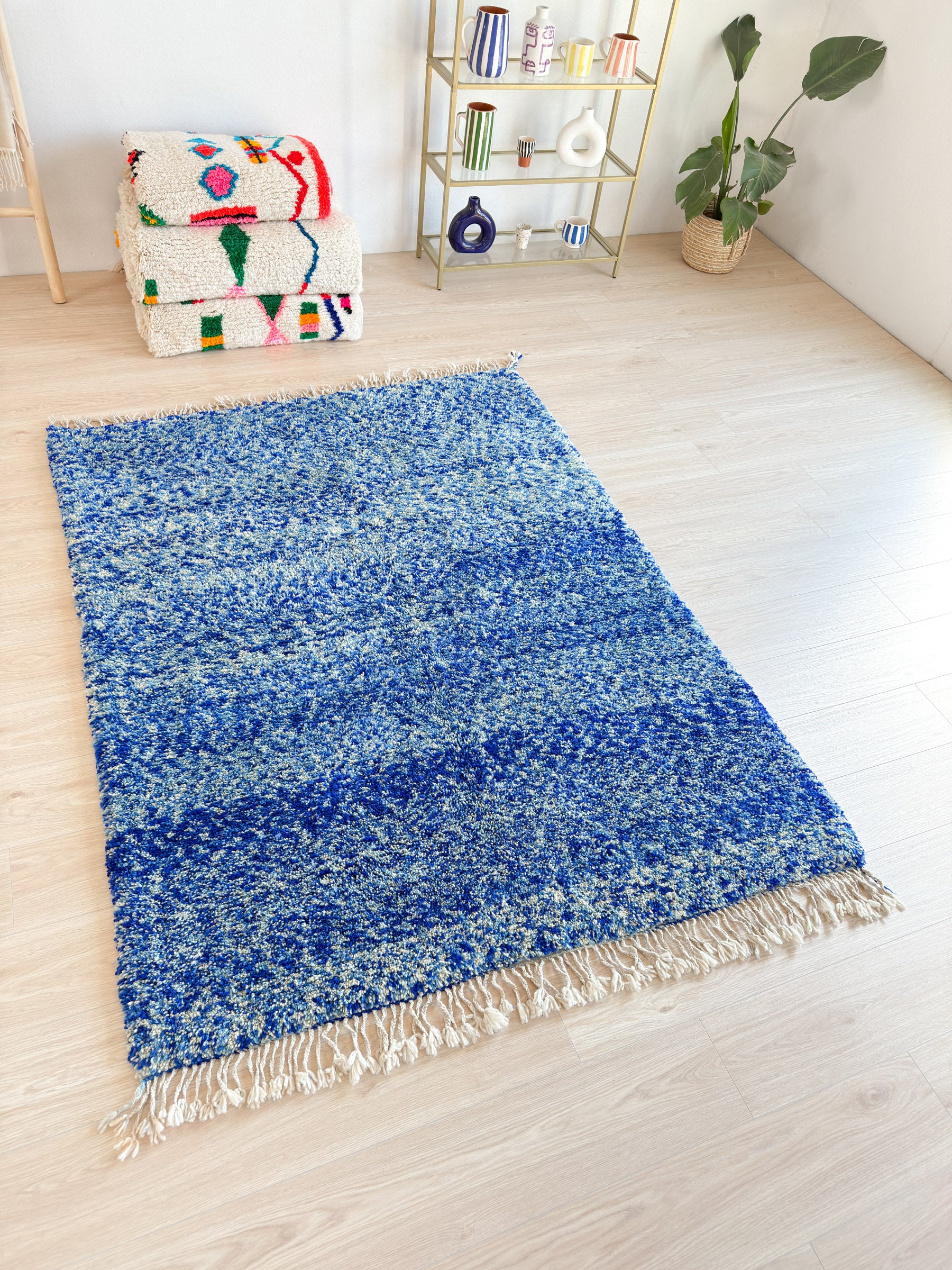 Colorful Berber rug 157 x 218 cm - n°2006