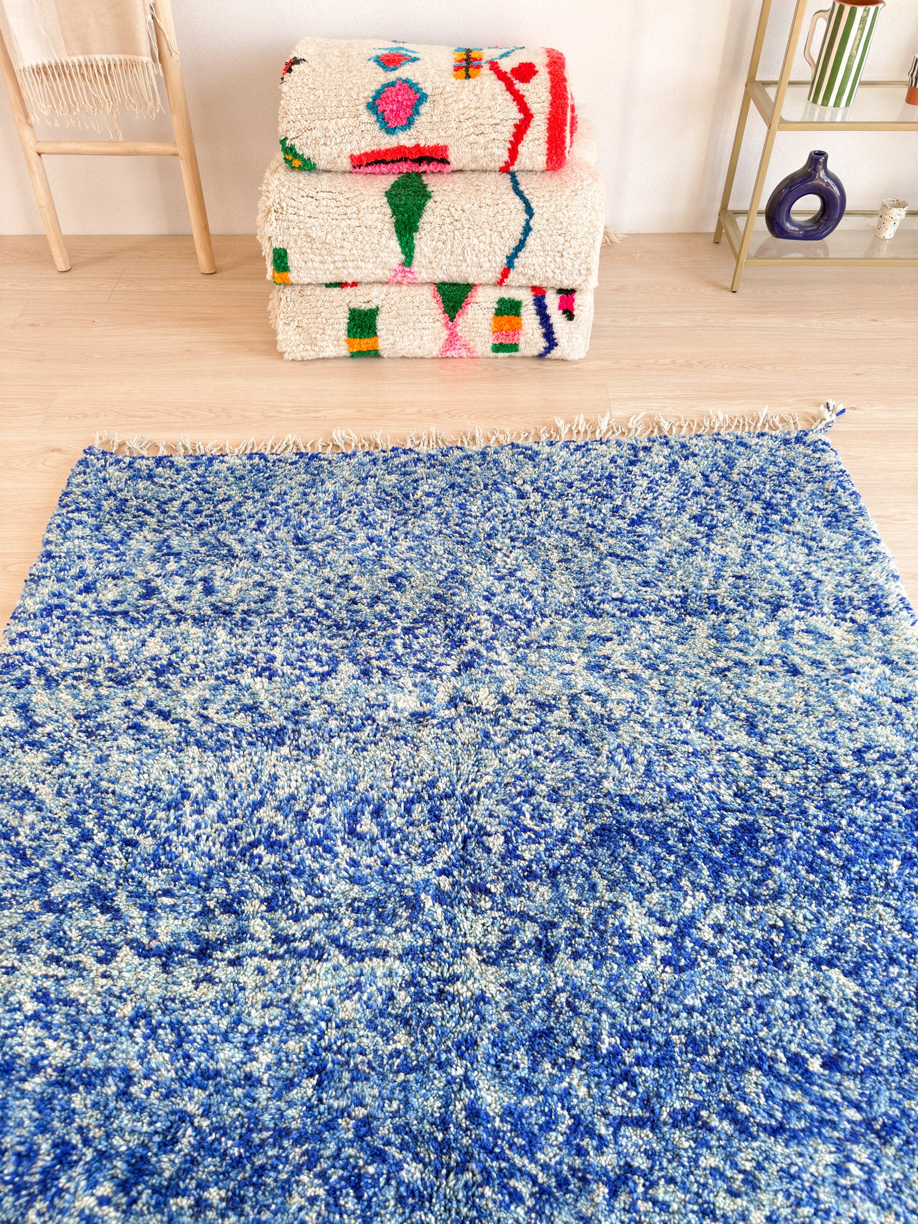 Colorful Berber rug 157 x 218 cm - n°2006