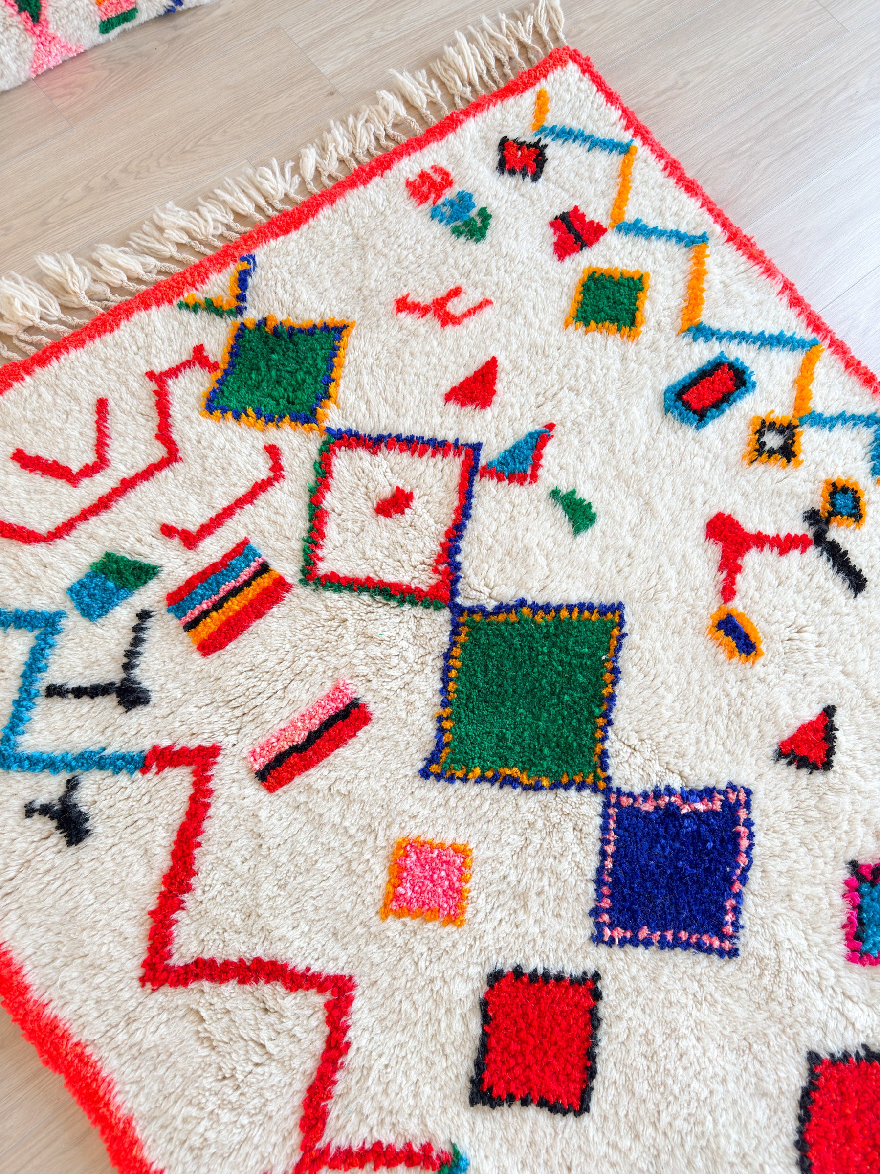 Colorful Berber rug 151 x 274 cm - n°1737