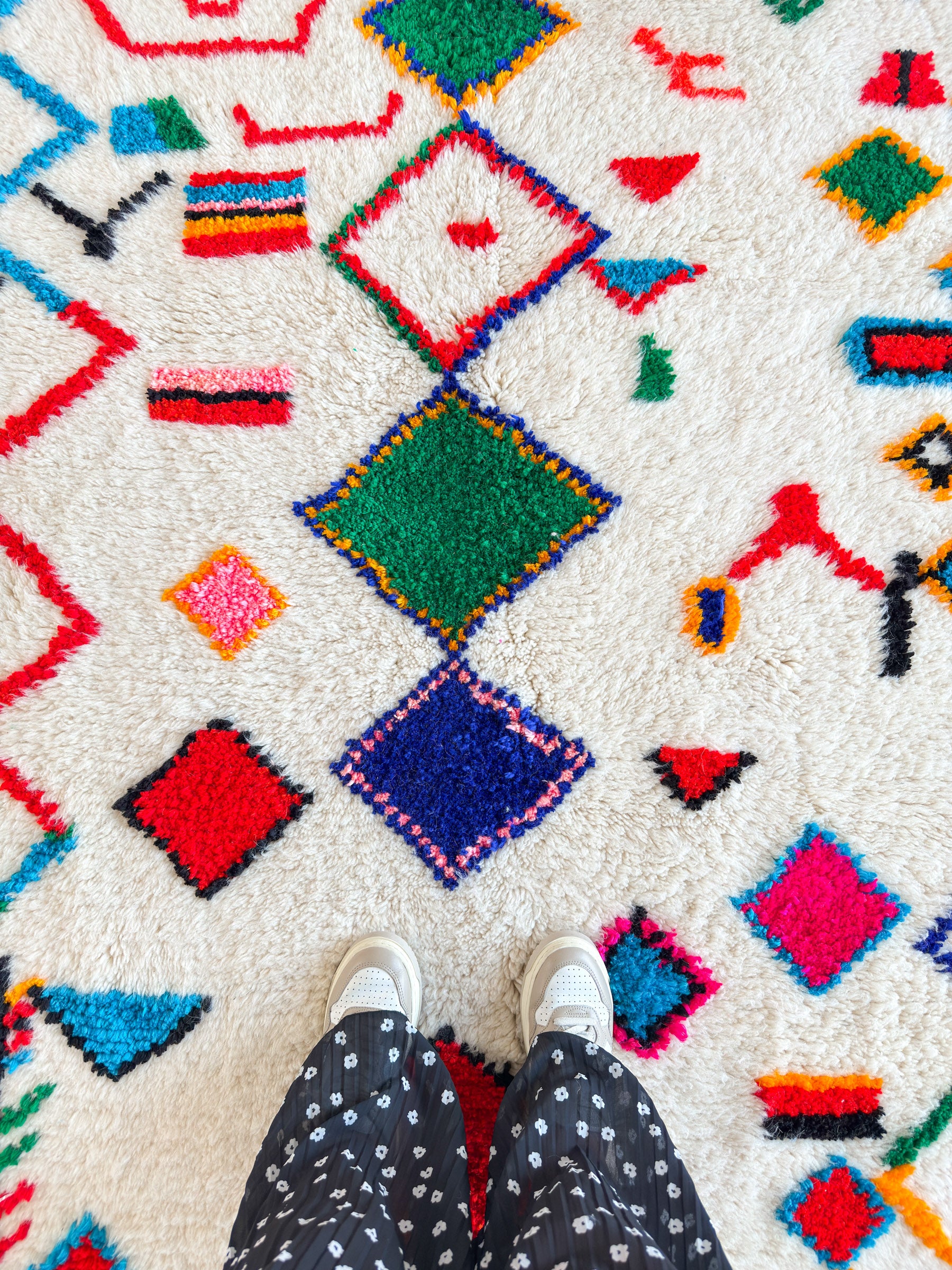 Colorful Berber rug 151 x 274 cm - n°1737