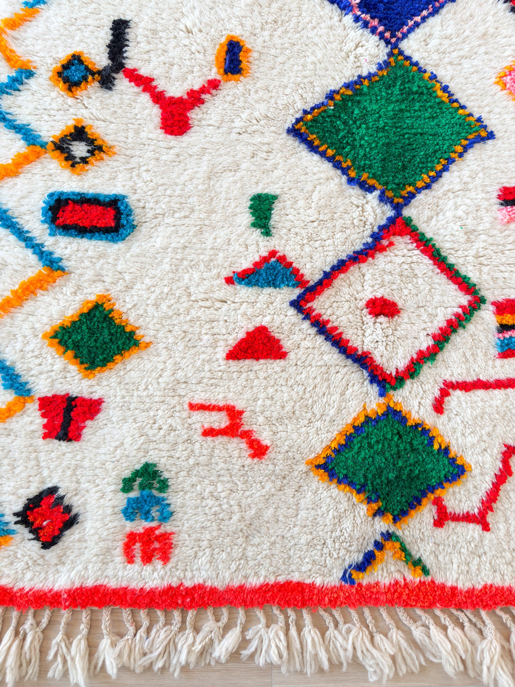 Colorful Berber rug 151 x 274 cm - n°1737