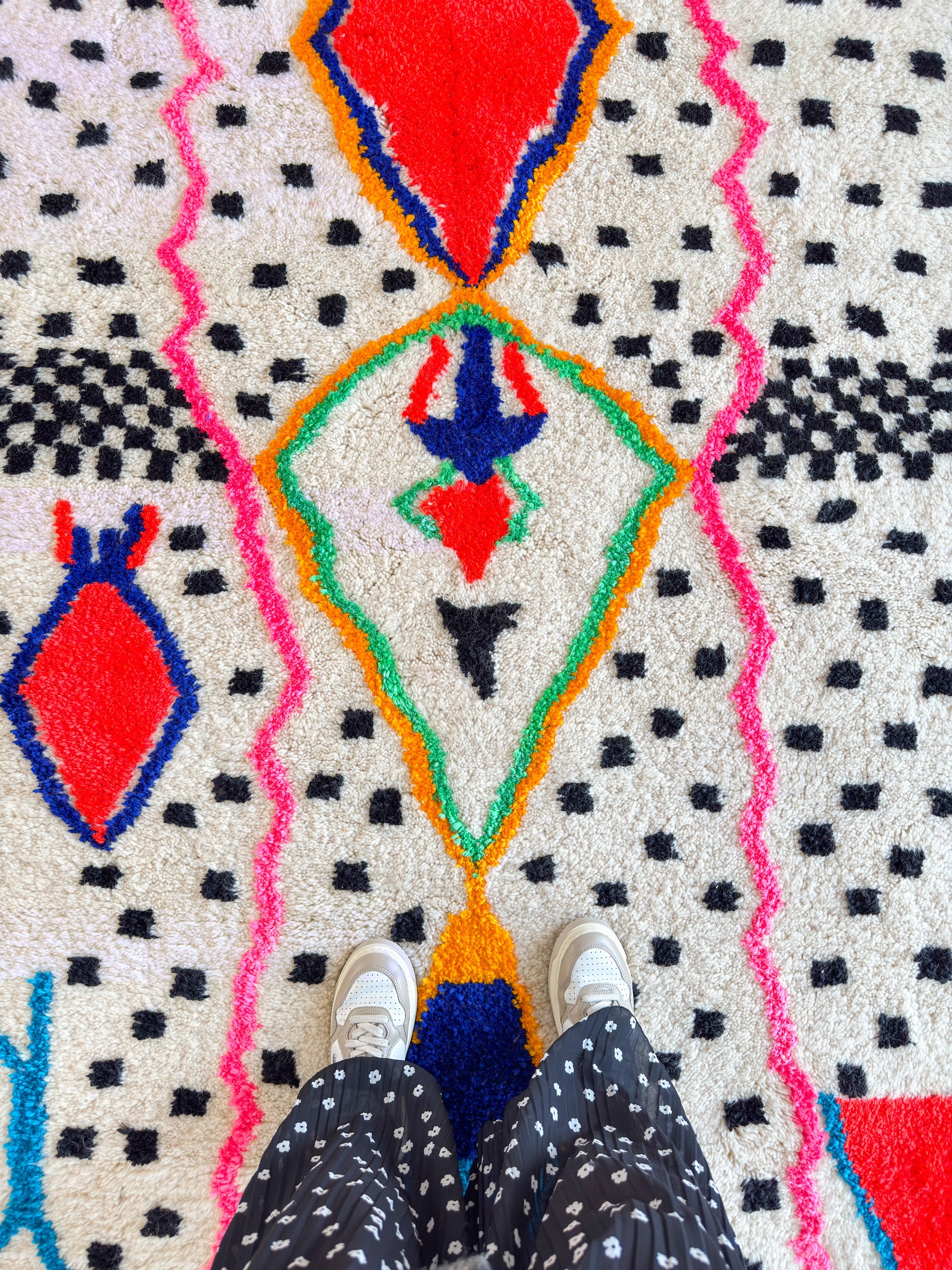 Bunter Berberteppich 153 x 277 cm – Nr. 1763