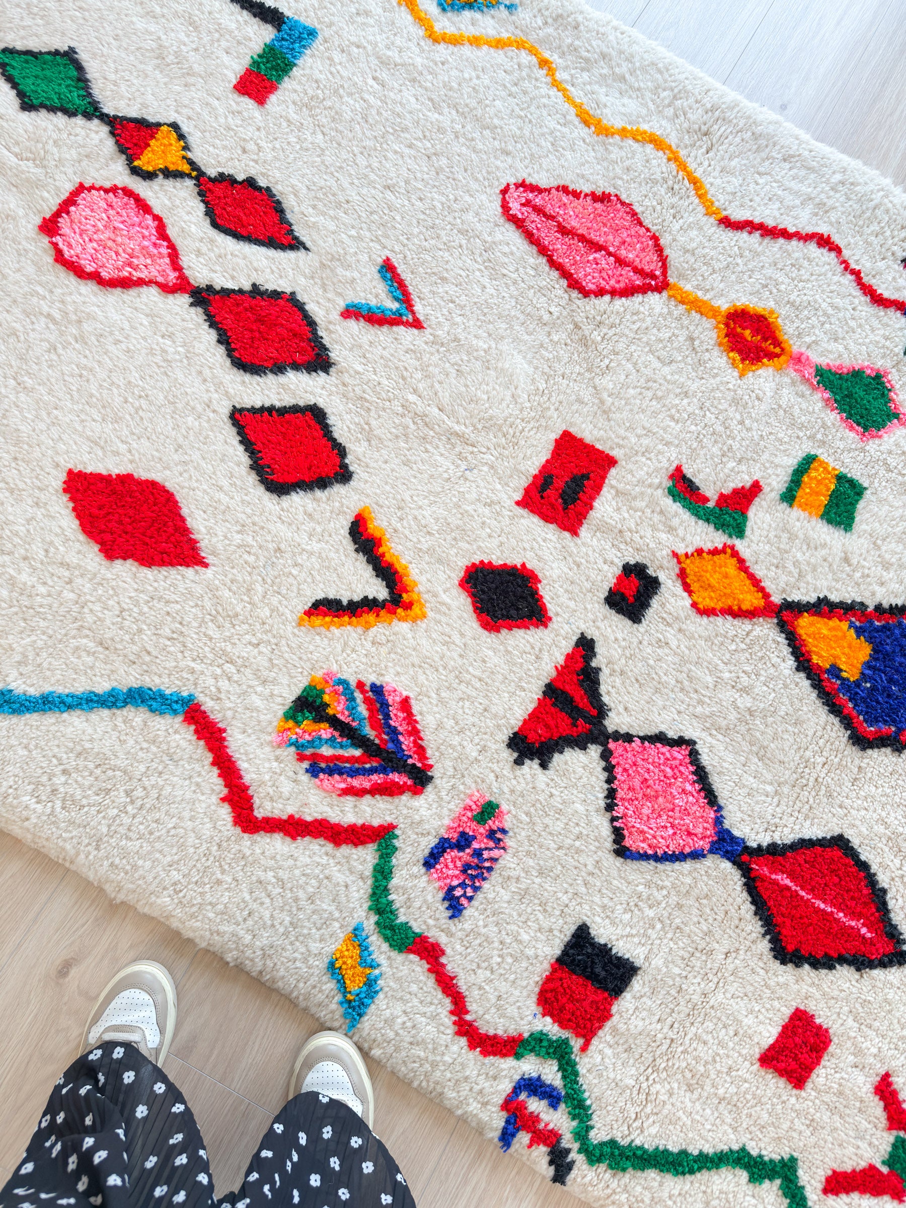 Tapis berbère coloré 158 x 280 cm - n°1691