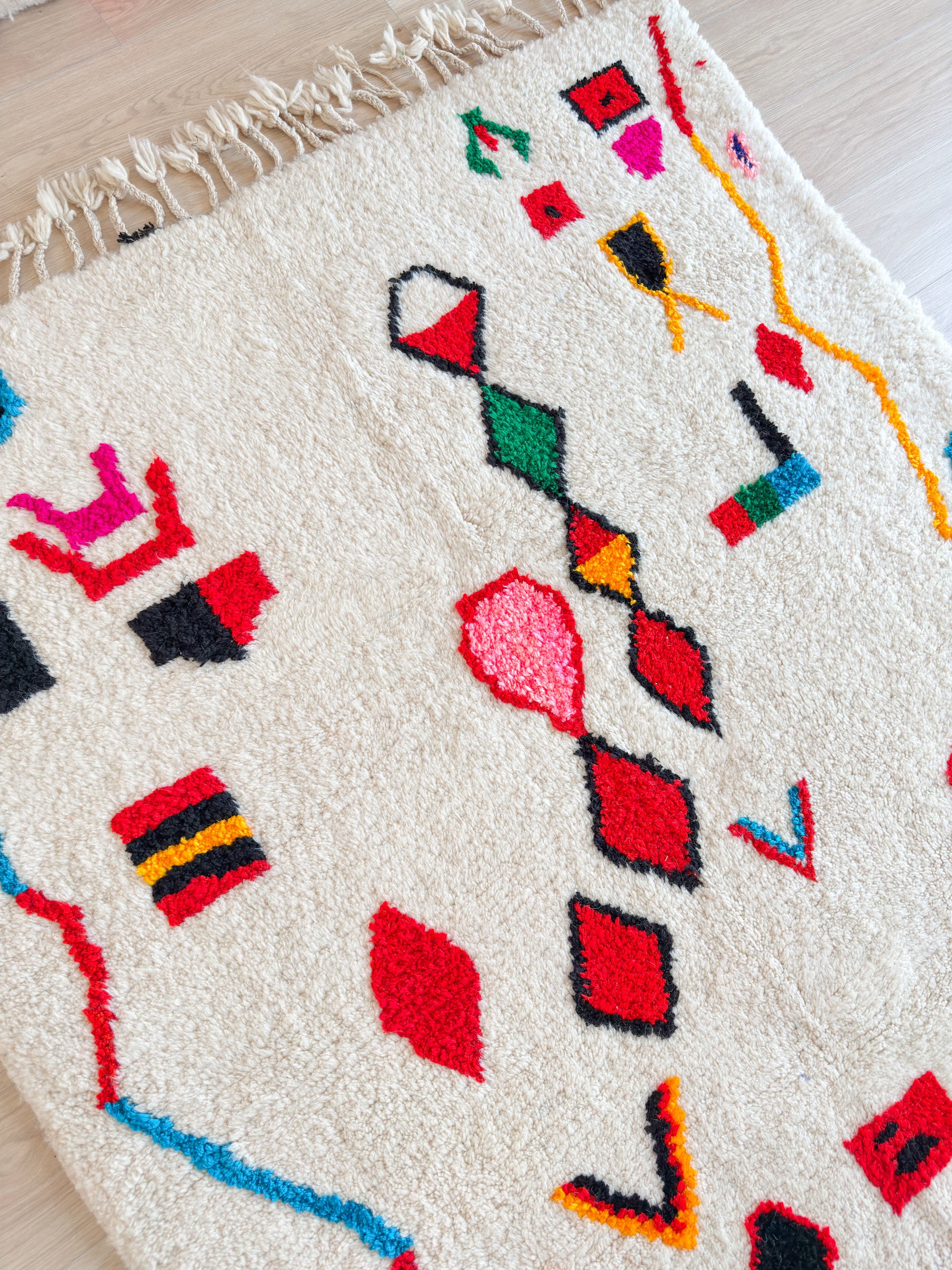 Tapis berbère coloré 158 x 280 cm - n°1691