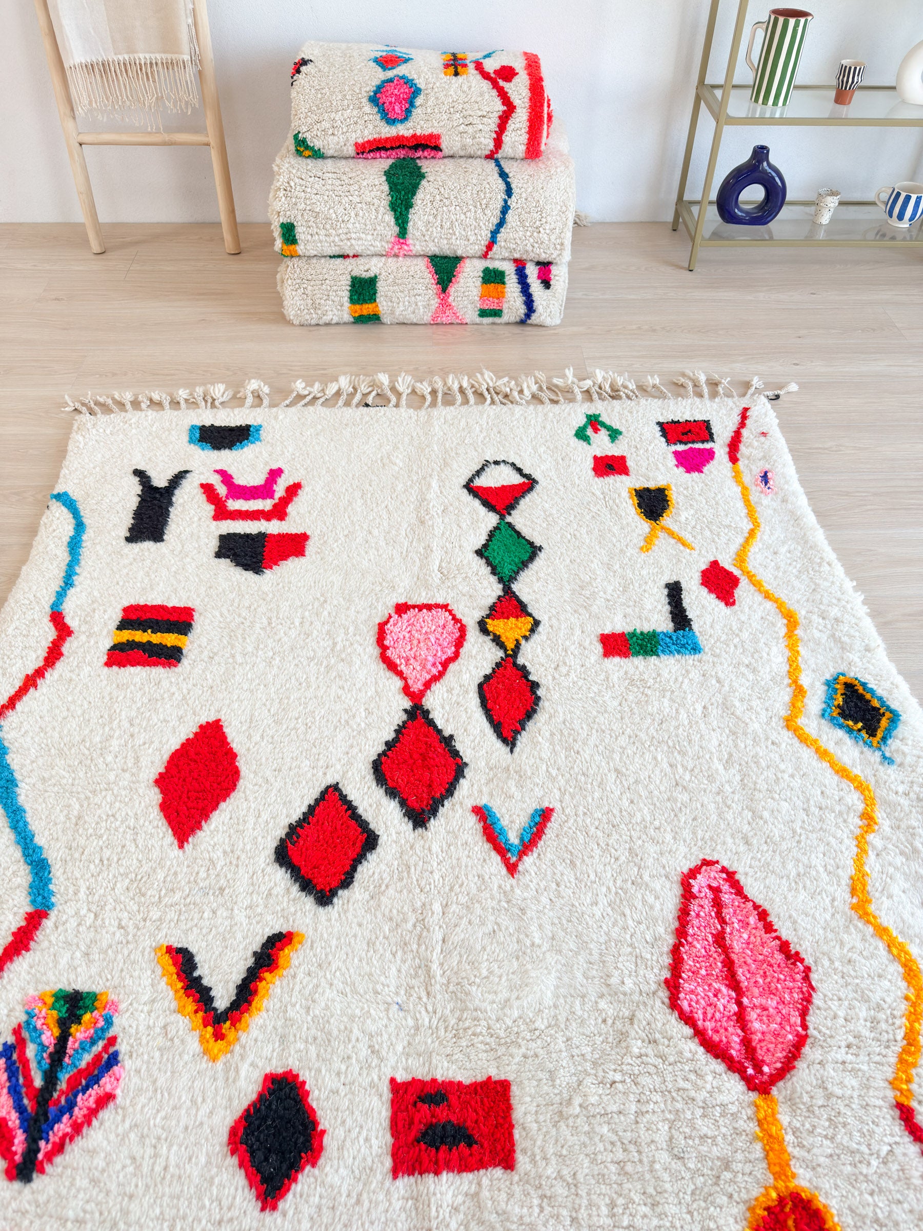 Tapis berbère coloré 158 x 280 cm - n°1691