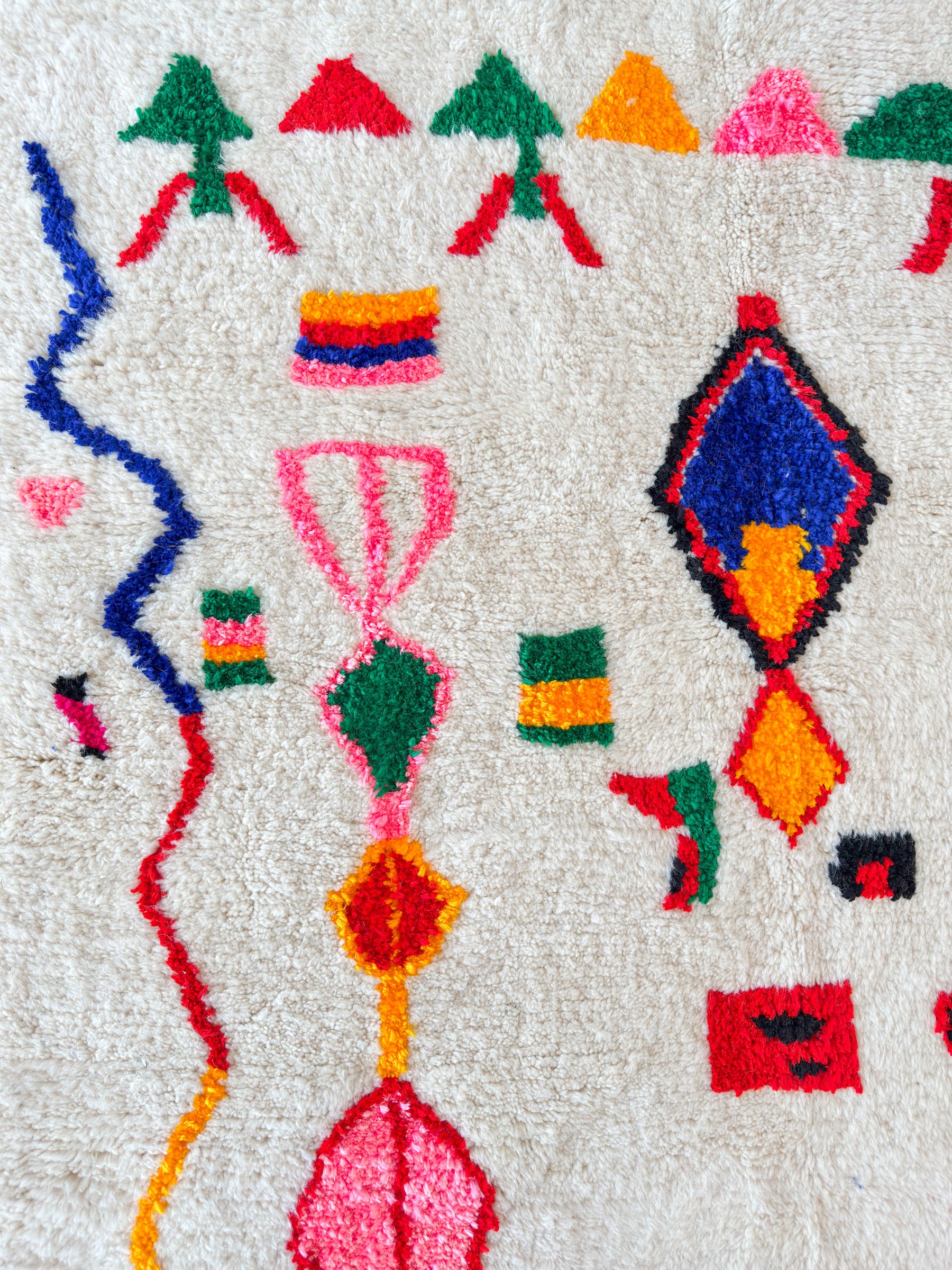 Tapis berbère coloré 158 x 280 cm - n°1691