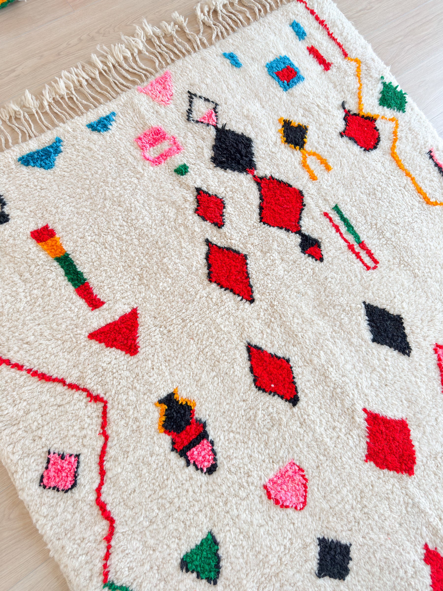 Colorful Berber rug 158 x 271 cm - n°1604