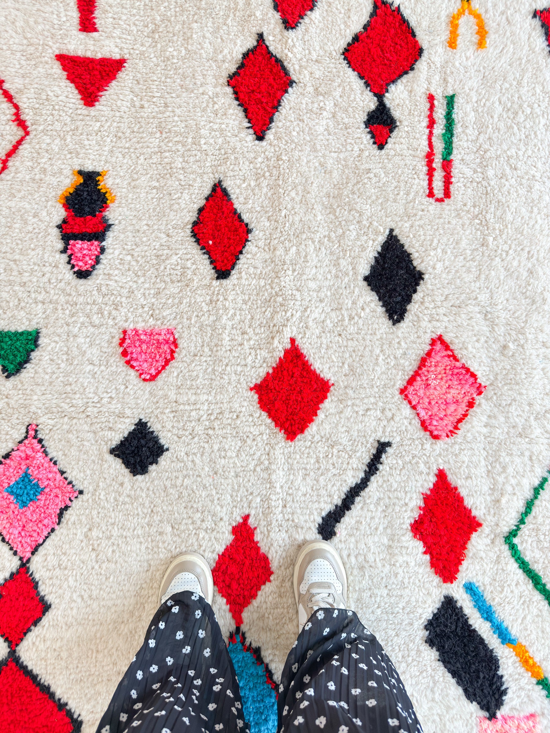 Colorful Berber rug 158 x 271 cm - n°1604