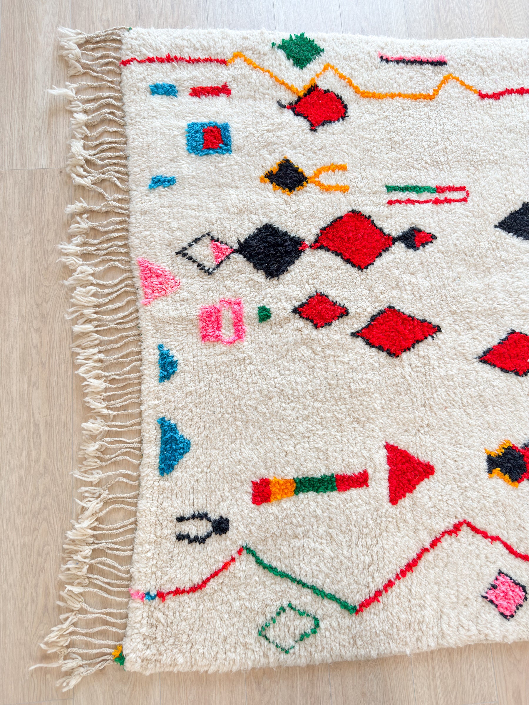 Colorful Berber rug 158 x 271 cm - n°1604