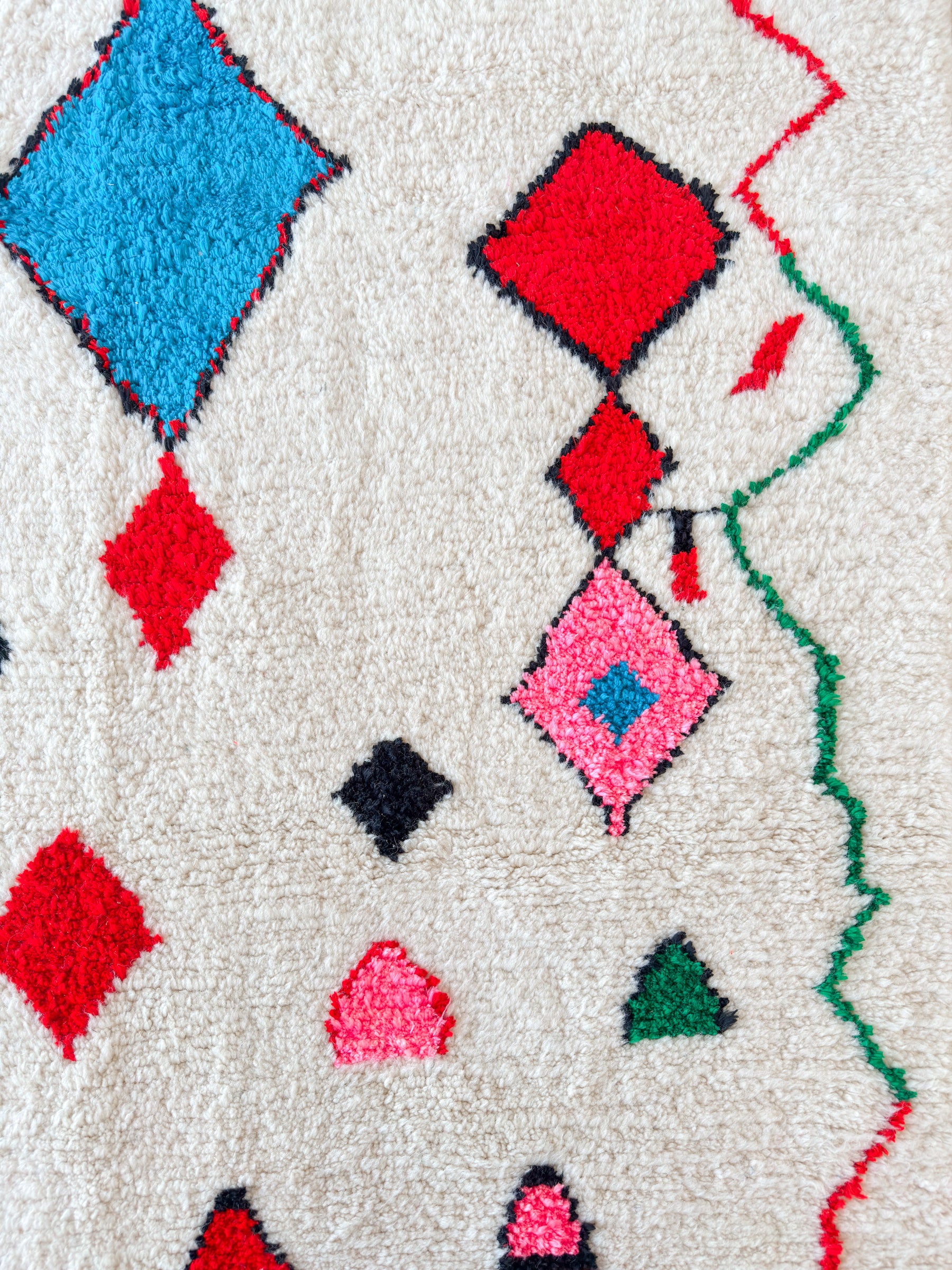 Colorful Berber rug 158 x 271 cm - n°1604