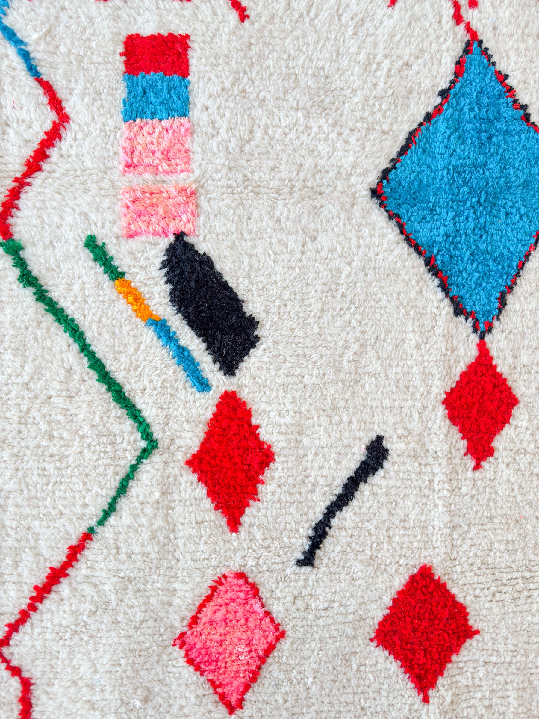 Colorful Berber rug 158 x 271 cm - n°1604