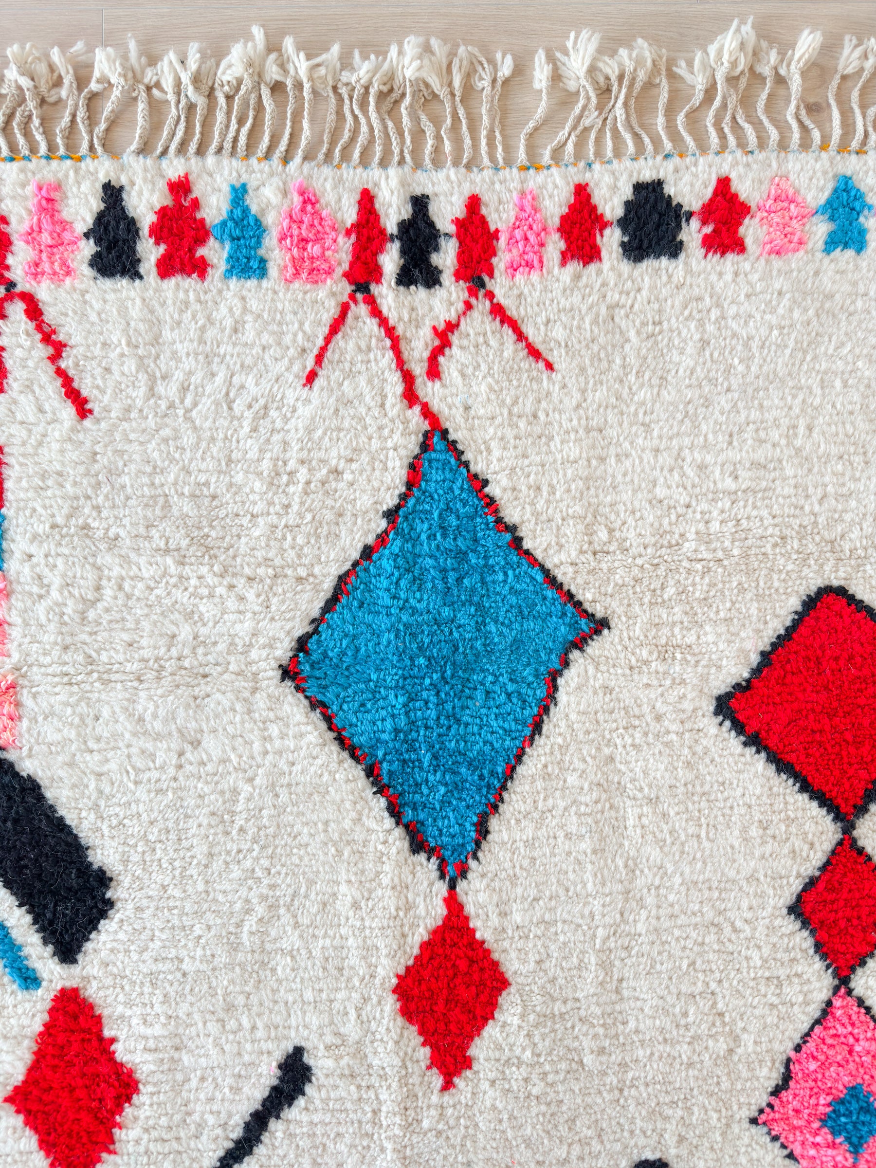 Colorful Berber rug 158 x 271 cm - n°1604
