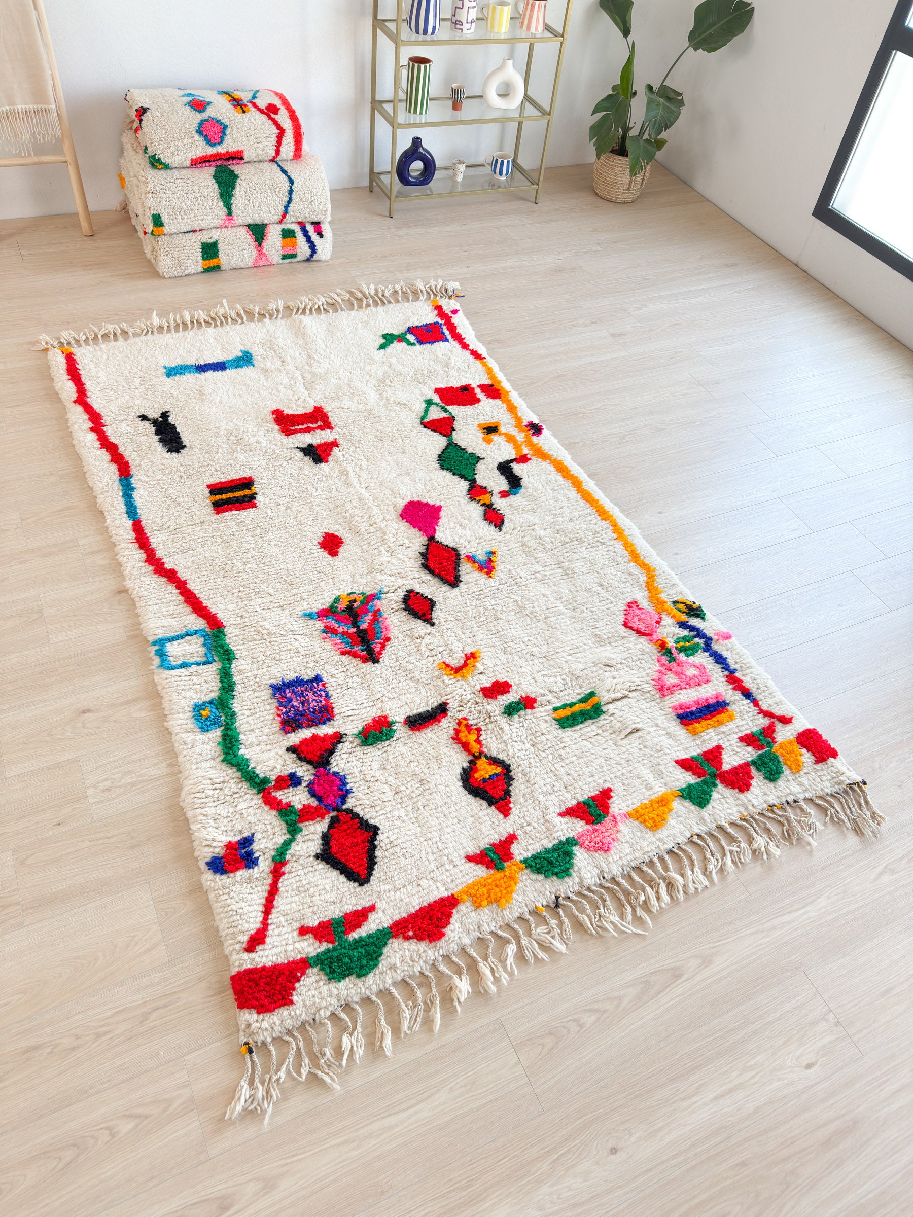 Colorful Berber rug 157 x 270 cm - n°1686