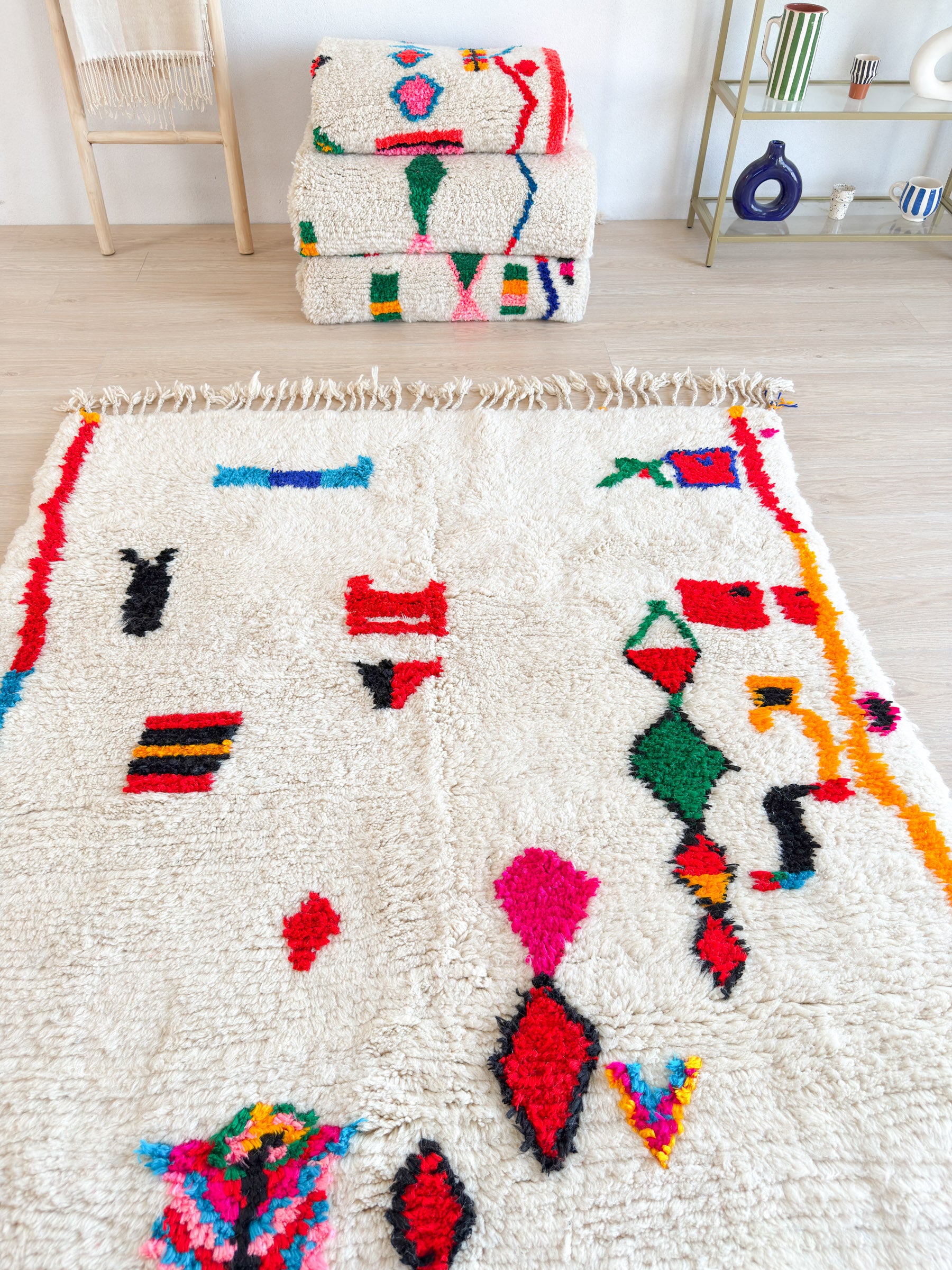 Colorful Berber rug 157 x 270 cm - n°1686
