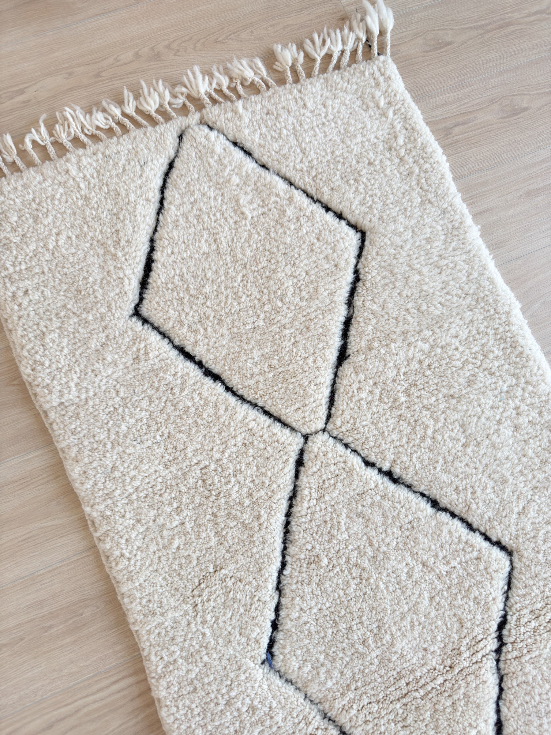 Tapis de couloir Beni Ouarain 85 x 254 cm - n°1709