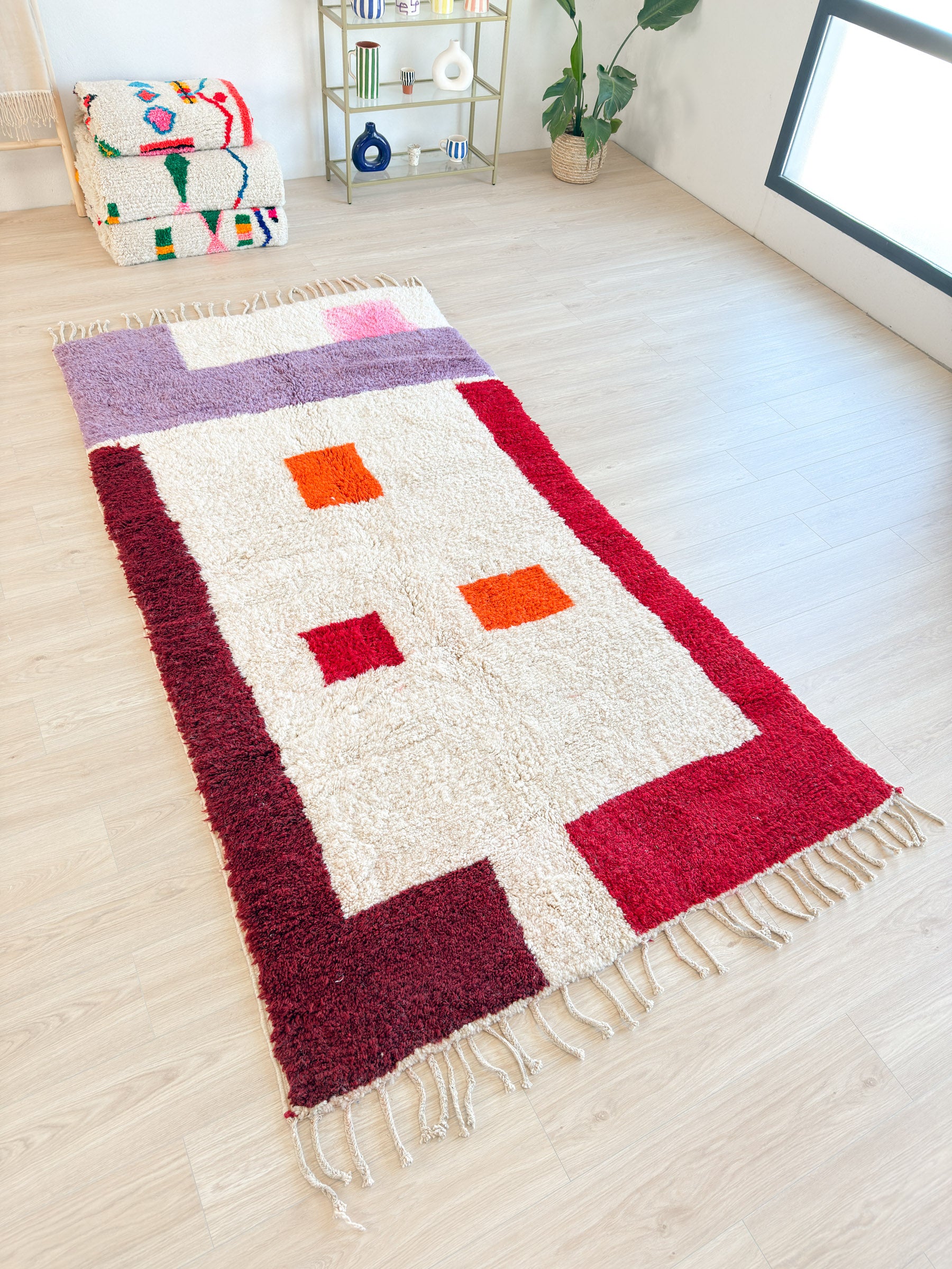 Tapis berbère coloré 150 x 305 cm - n°2189