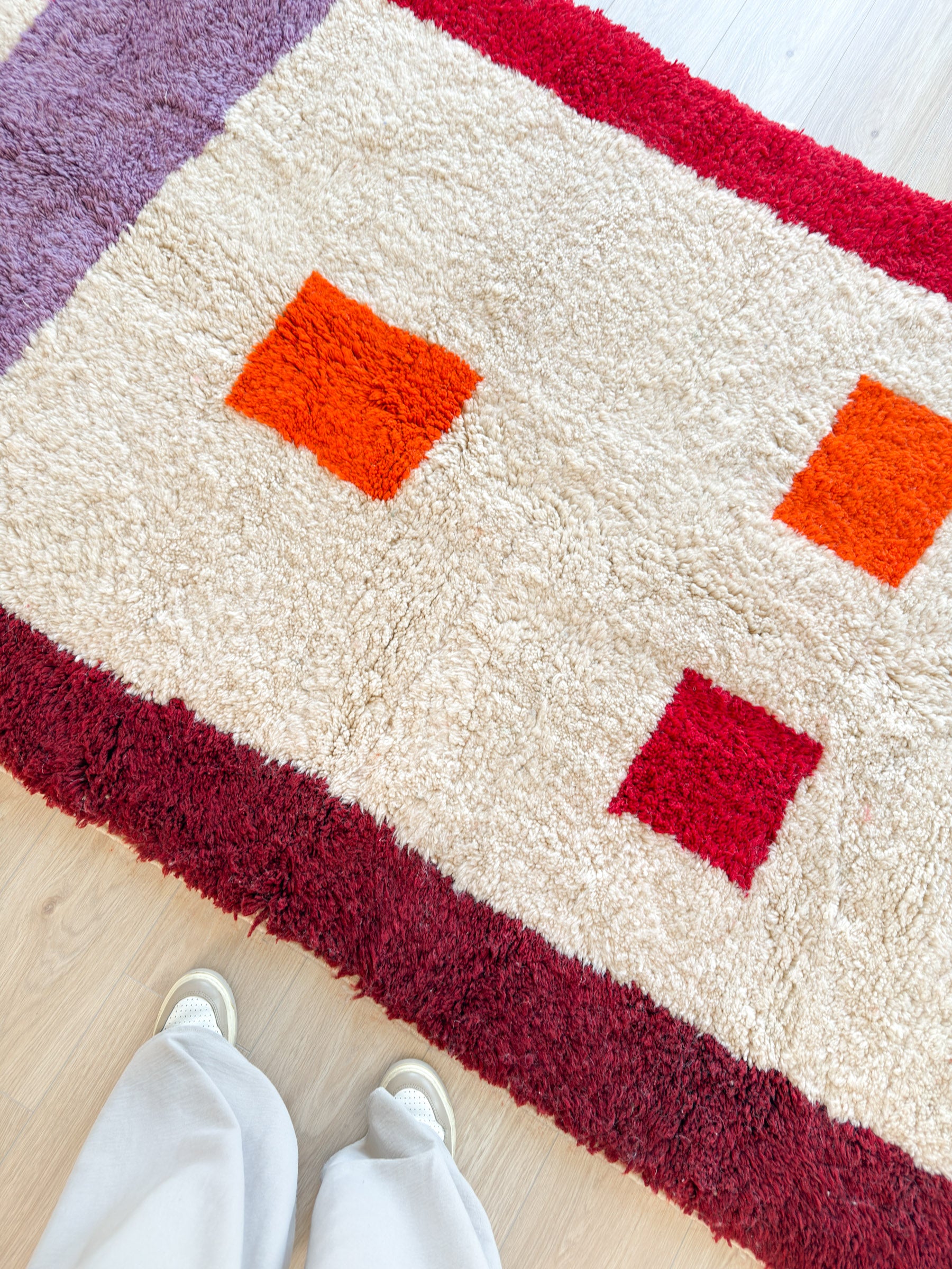 Tapis berbère coloré 150 x 305 cm - n°2189