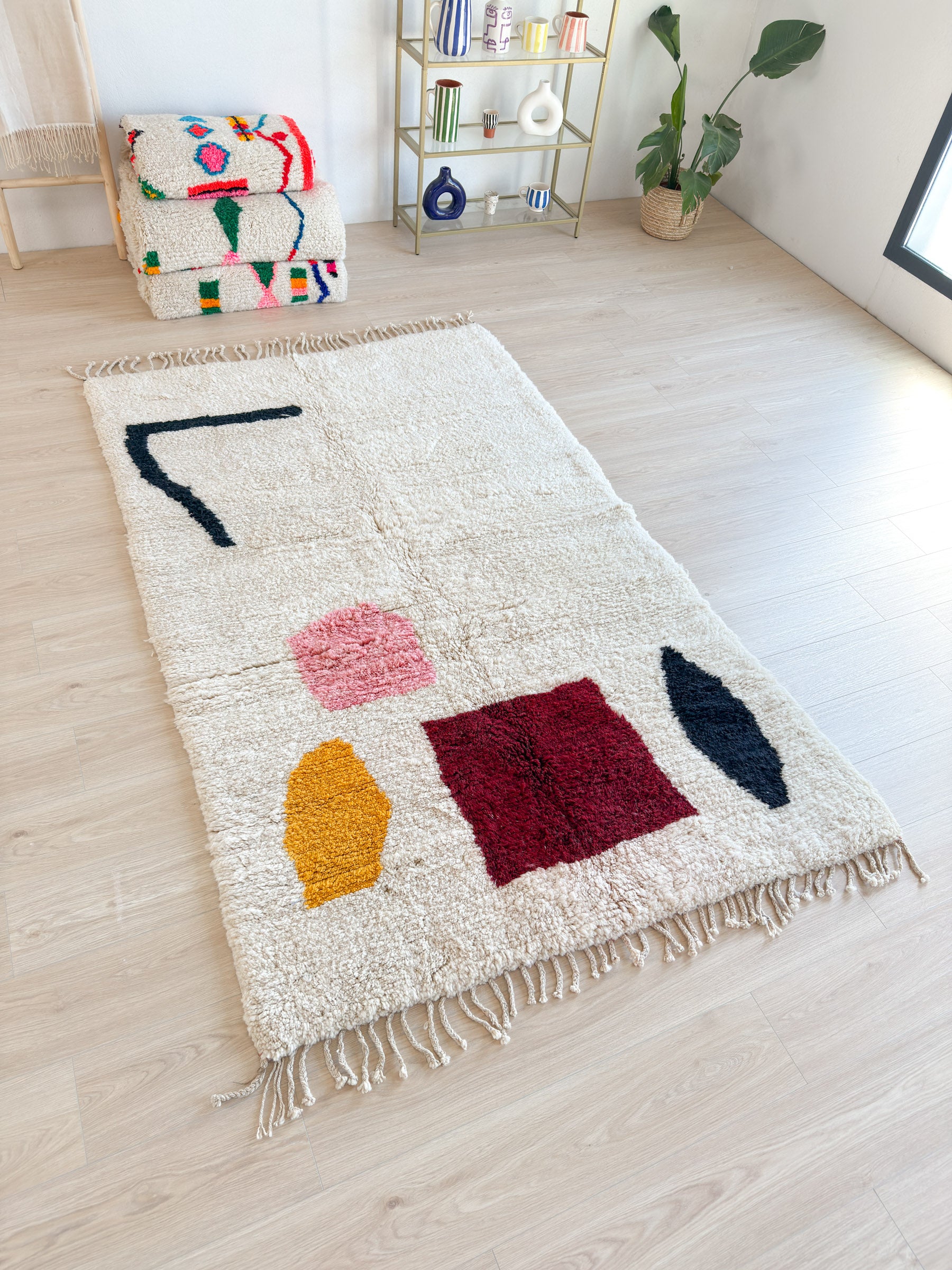 Colorful Berber rug 152 x 262 cm - no. 2163