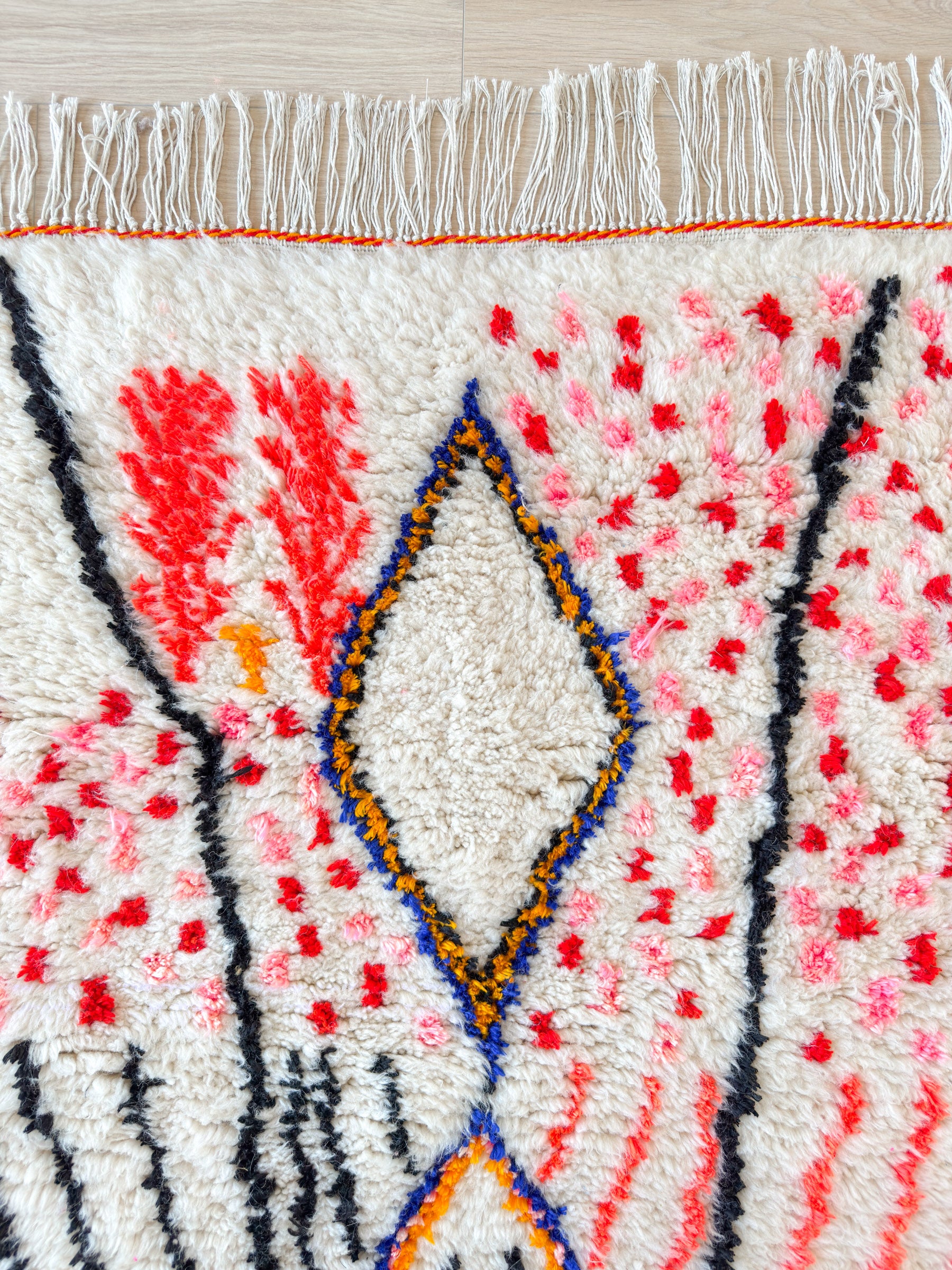 Colorful Berber rug 103 x 160 cm - no. 2138