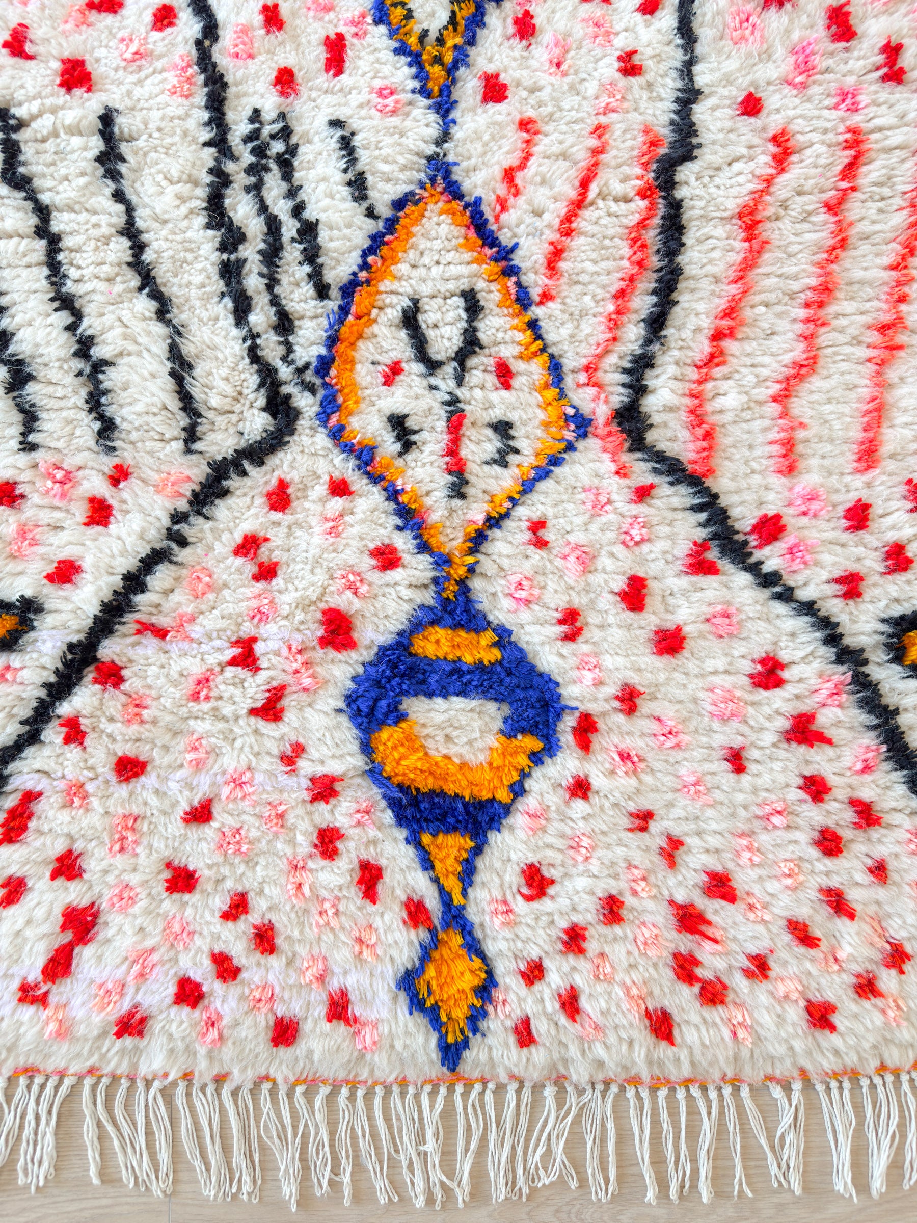 Colorful Berber rug 103 x 160 cm - no. 2138