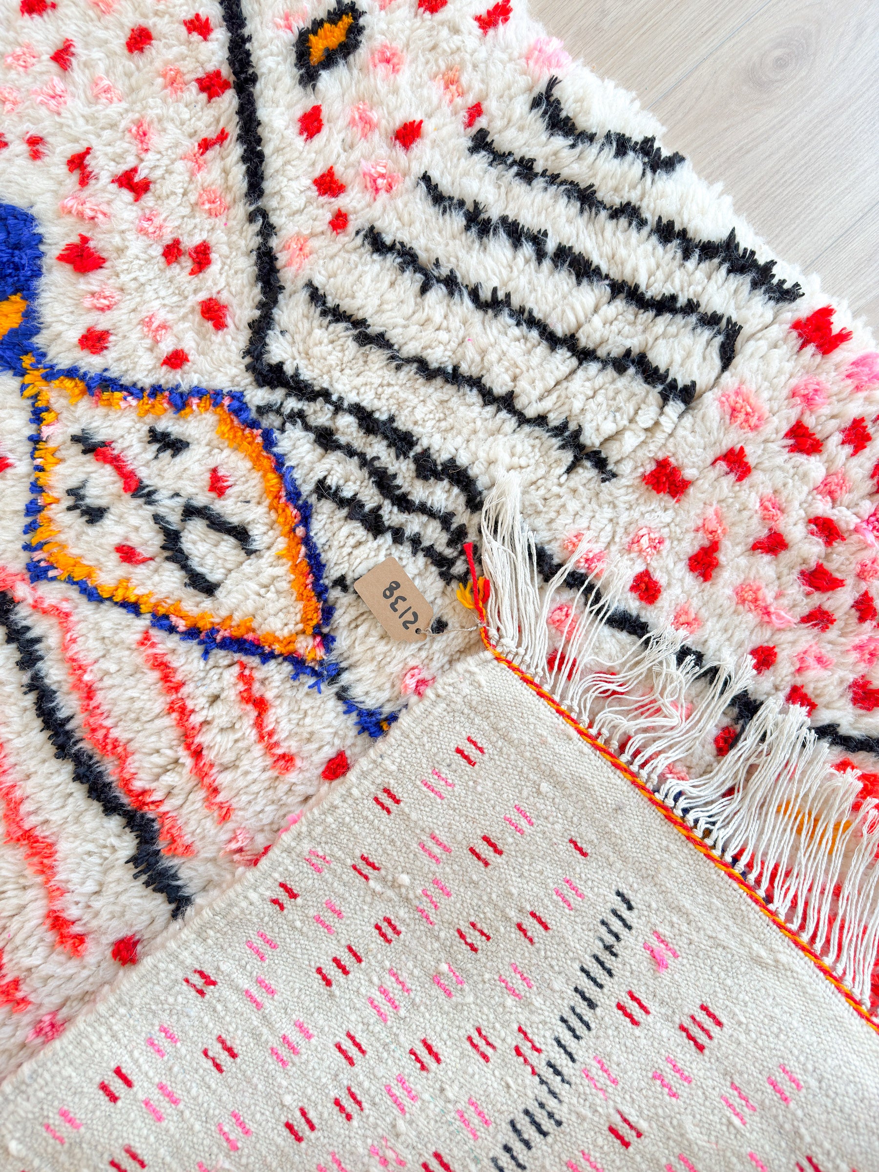 Colorful Berber rug 103 x 160 cm - no. 2138