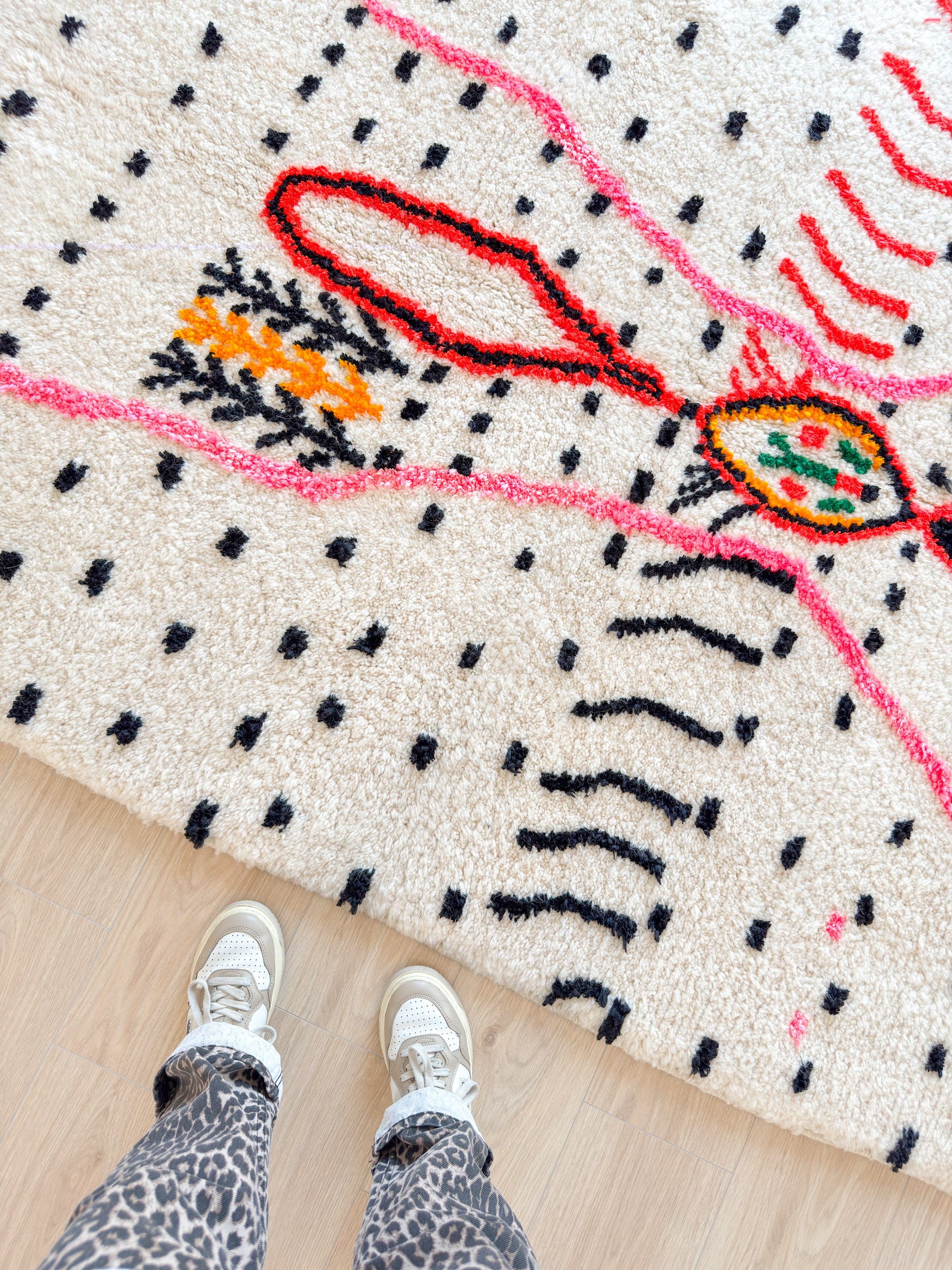 Tapis berbère coloré 151 x 229 cm - n°2151