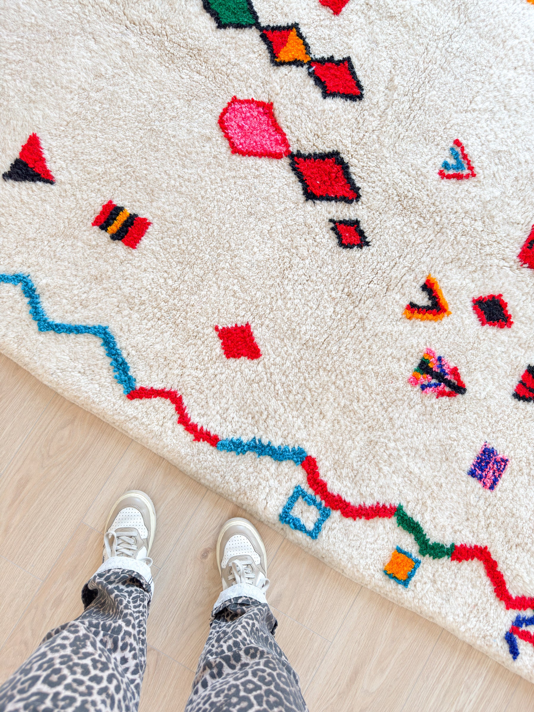 Colorful Berber rug 156 x 270 cm - no. 2139