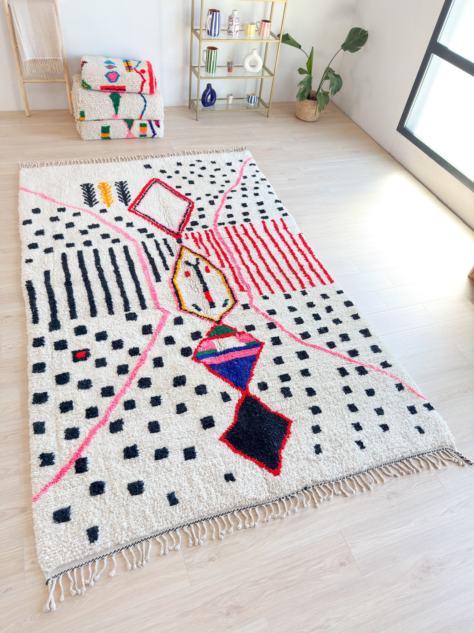 Tapis berbère coloré 204 x 333 cm - n°2161