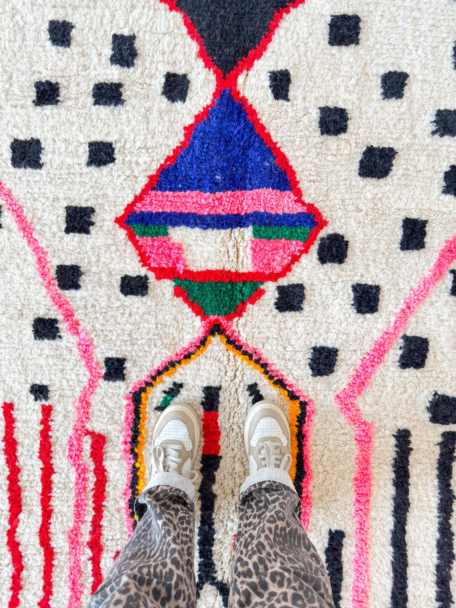 Bunter Berberteppich 204 x 333 cm - Nr. 2161