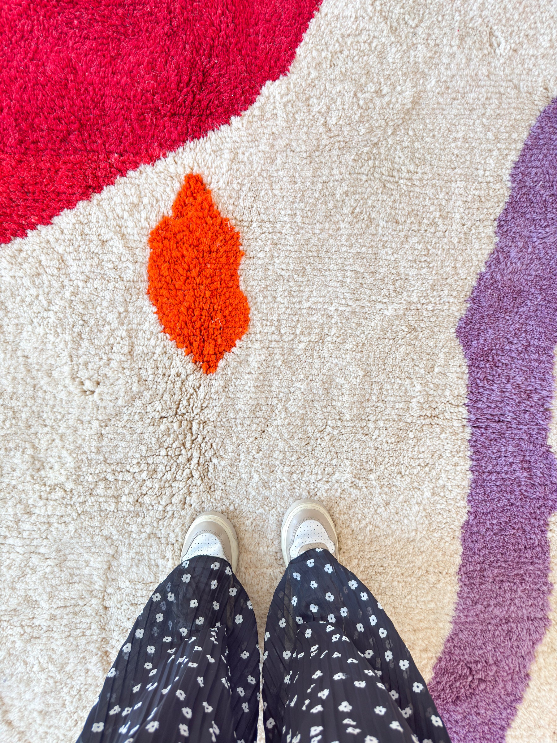 Bunter Berberteppich 163 x 247 cm - Nr. 2101