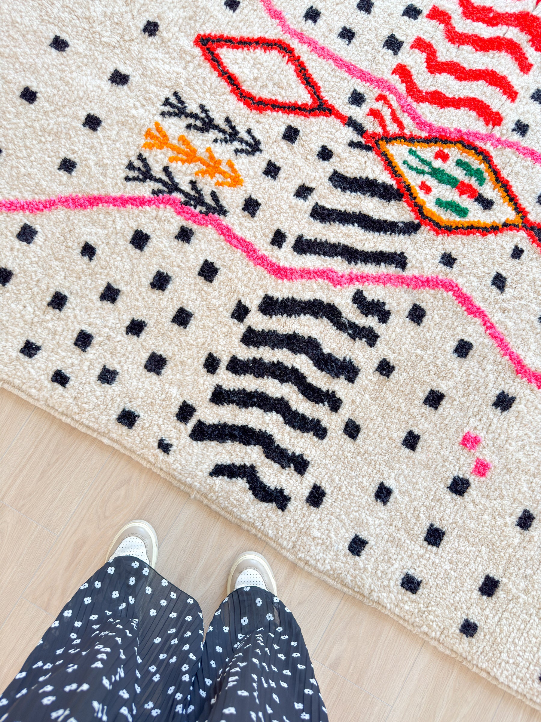 Bunter Berberteppich 158 x 267 cm - Nr. 2176