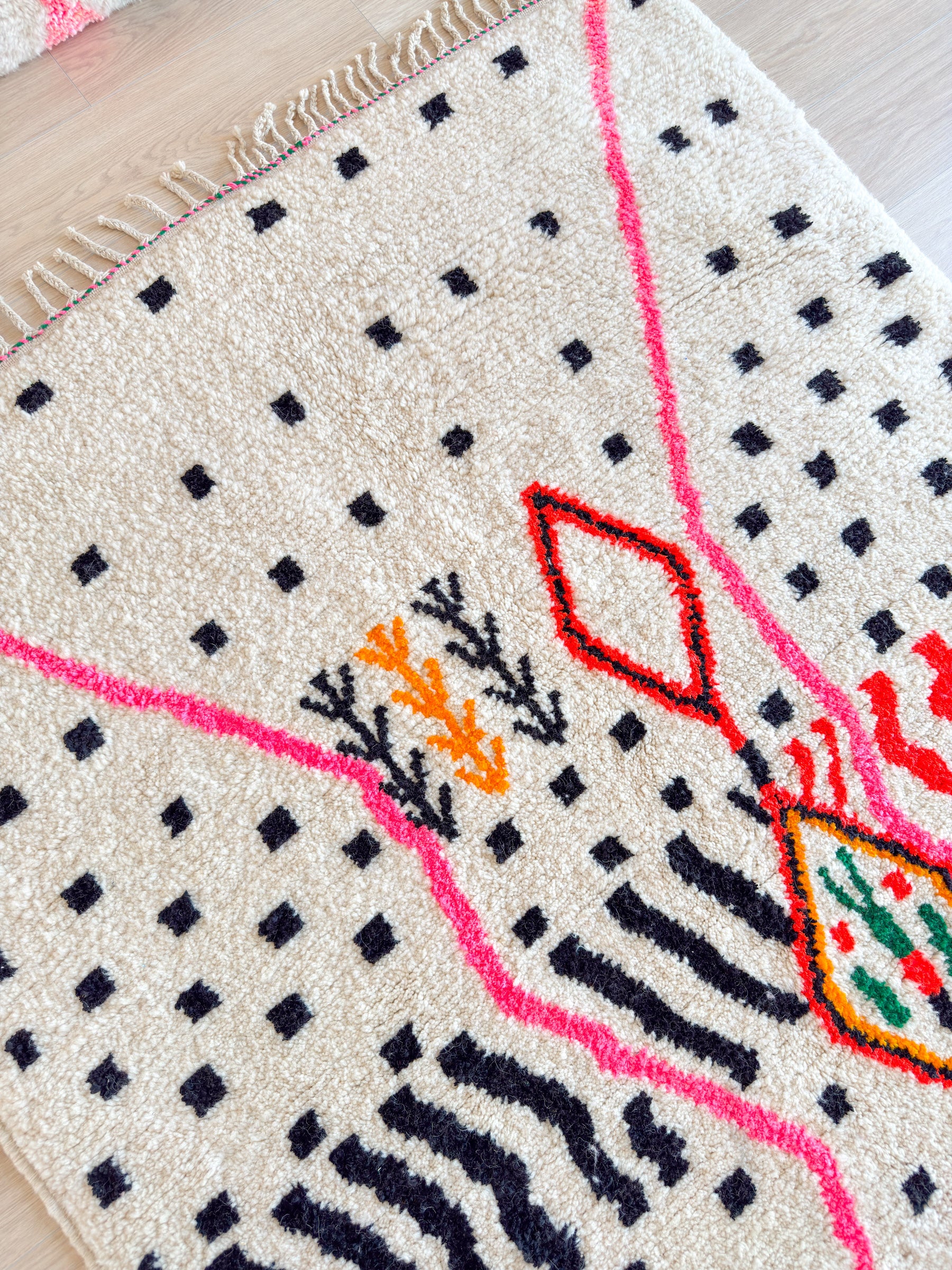 Bunter Berberteppich 158 x 267 cm - Nr. 2176