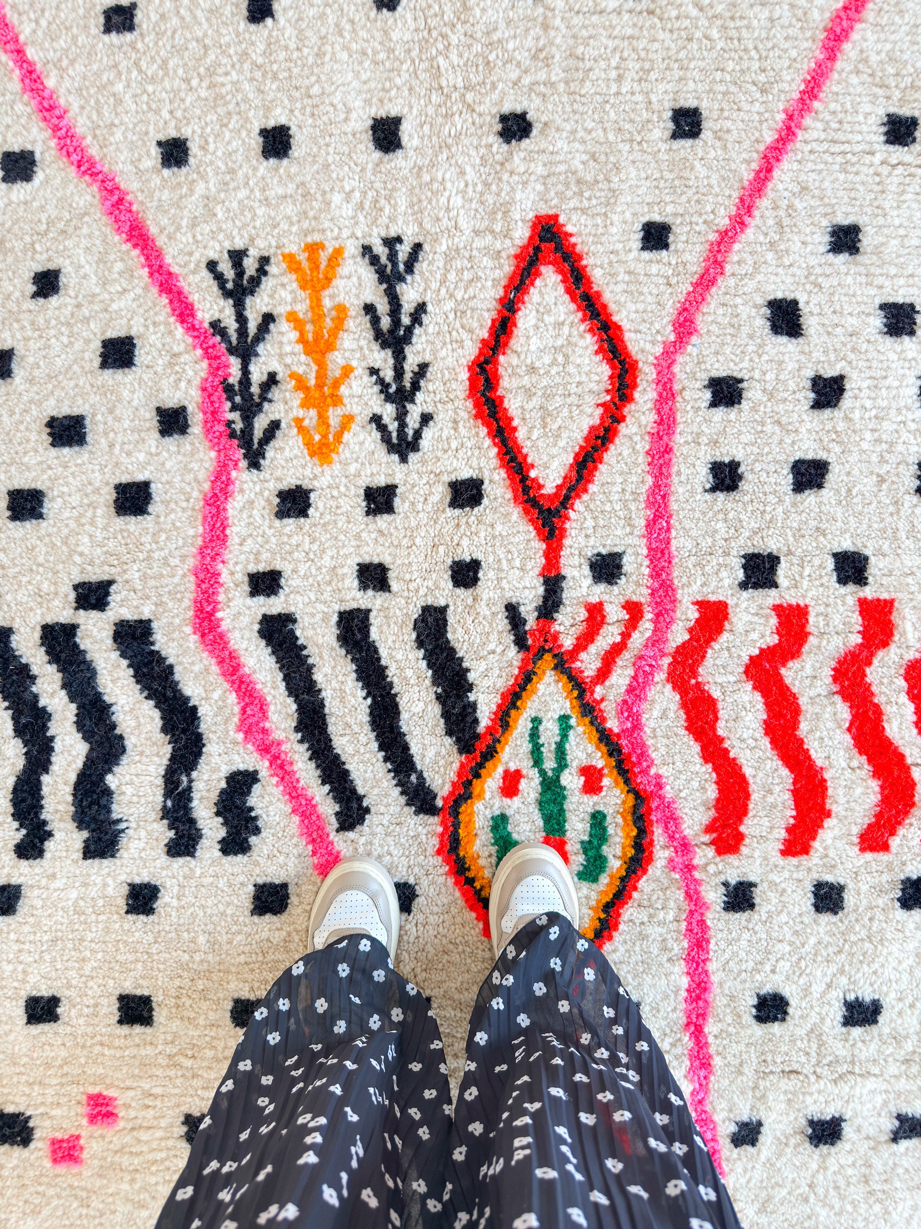 Bunter Berberteppich 158 x 267 cm - Nr. 2176