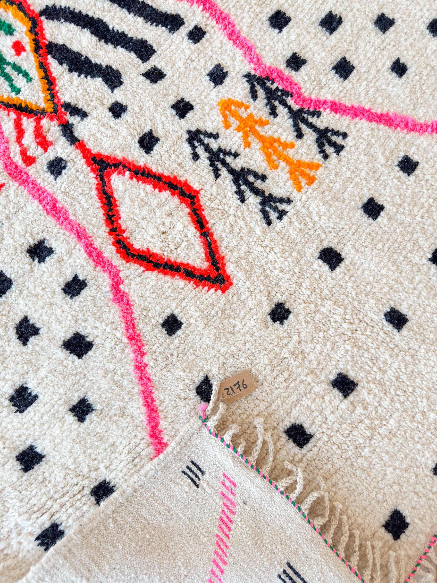 Bunter Berberteppich 158 x 267 cm - Nr. 2176