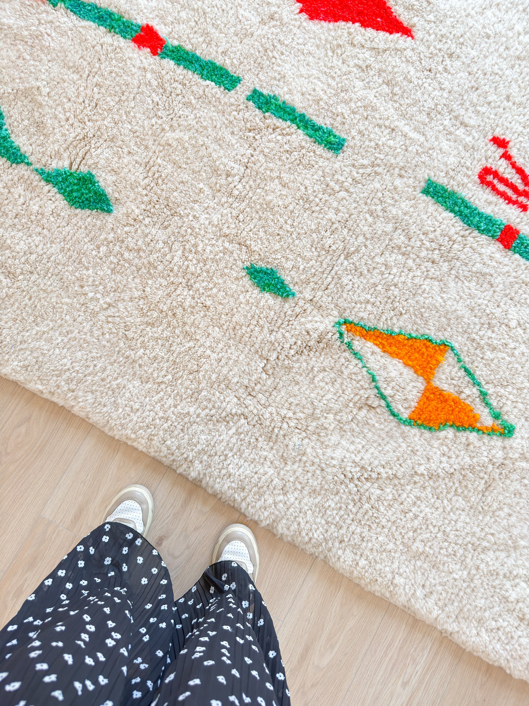 Bunter Berberteppich 160 x 277 cm - Nr. 2172