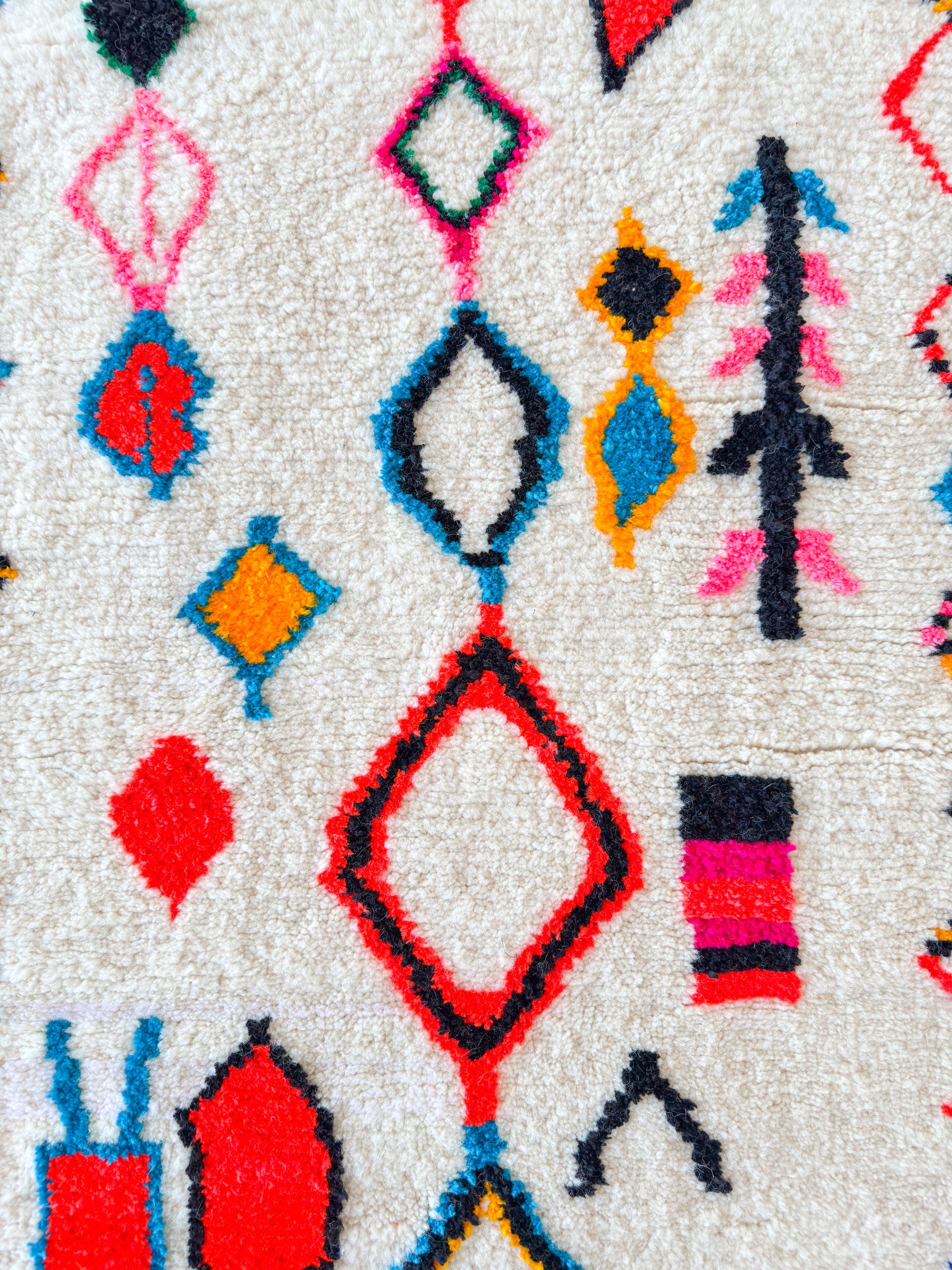 Tapis de couloir berbère coloré 86 x 277 cm - n°2181