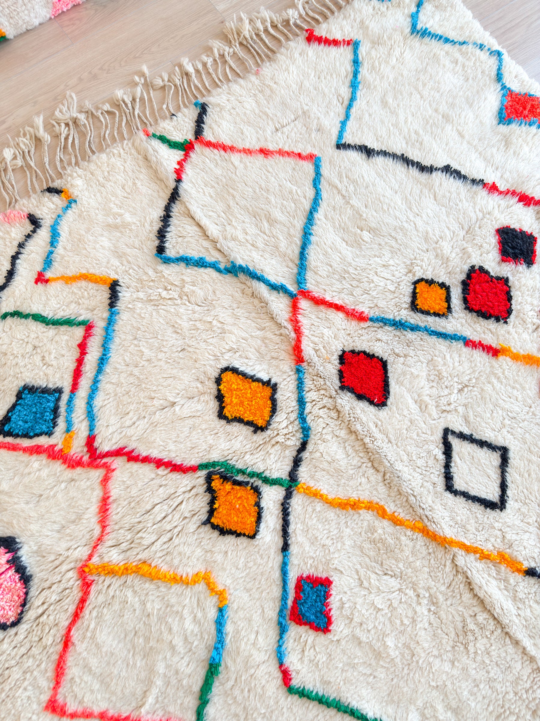 Tapis berbère coloré 195 x 322 cm - n°1422