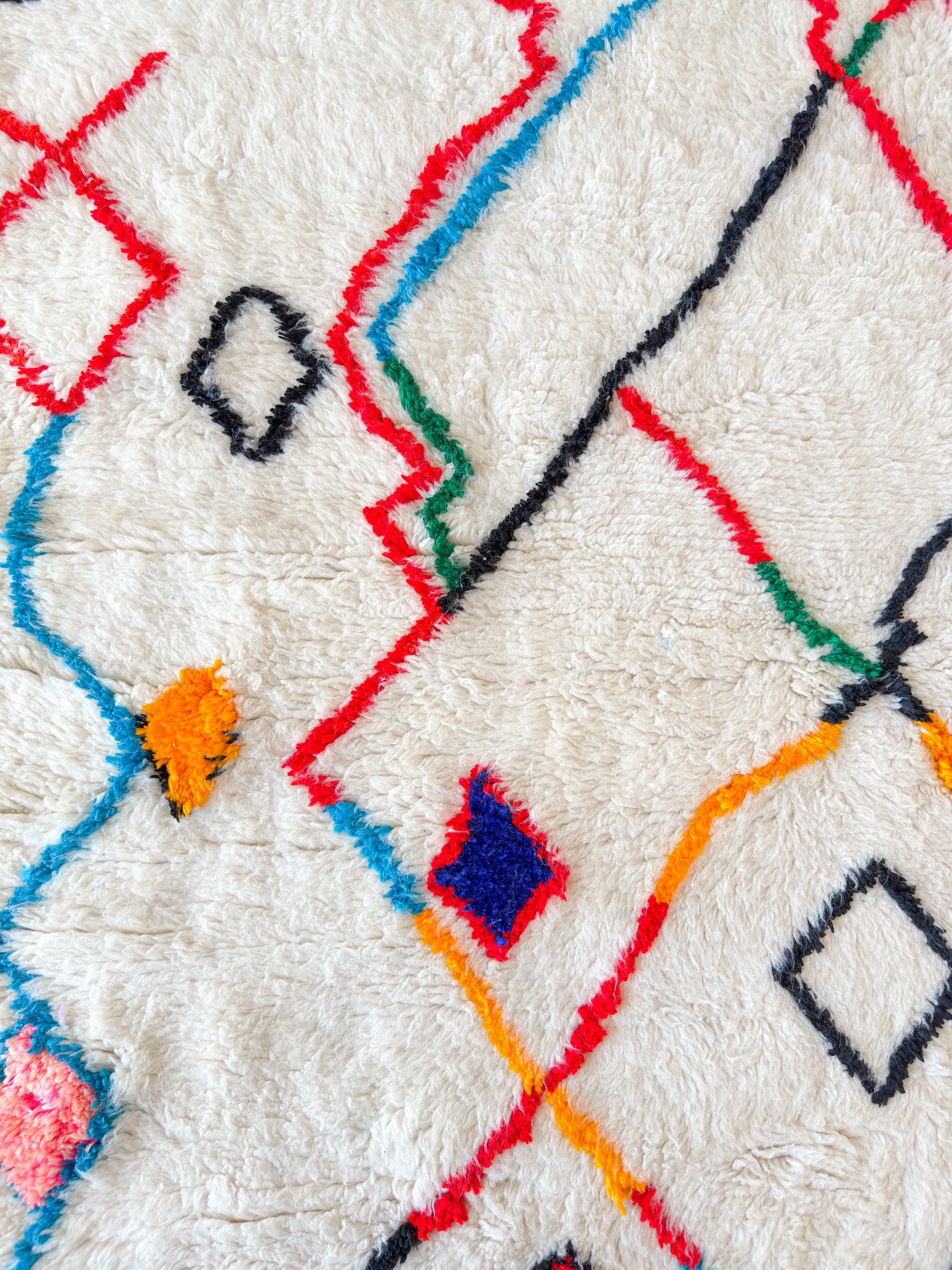 Tapis berbère coloré 195 x 322 cm - n°1422