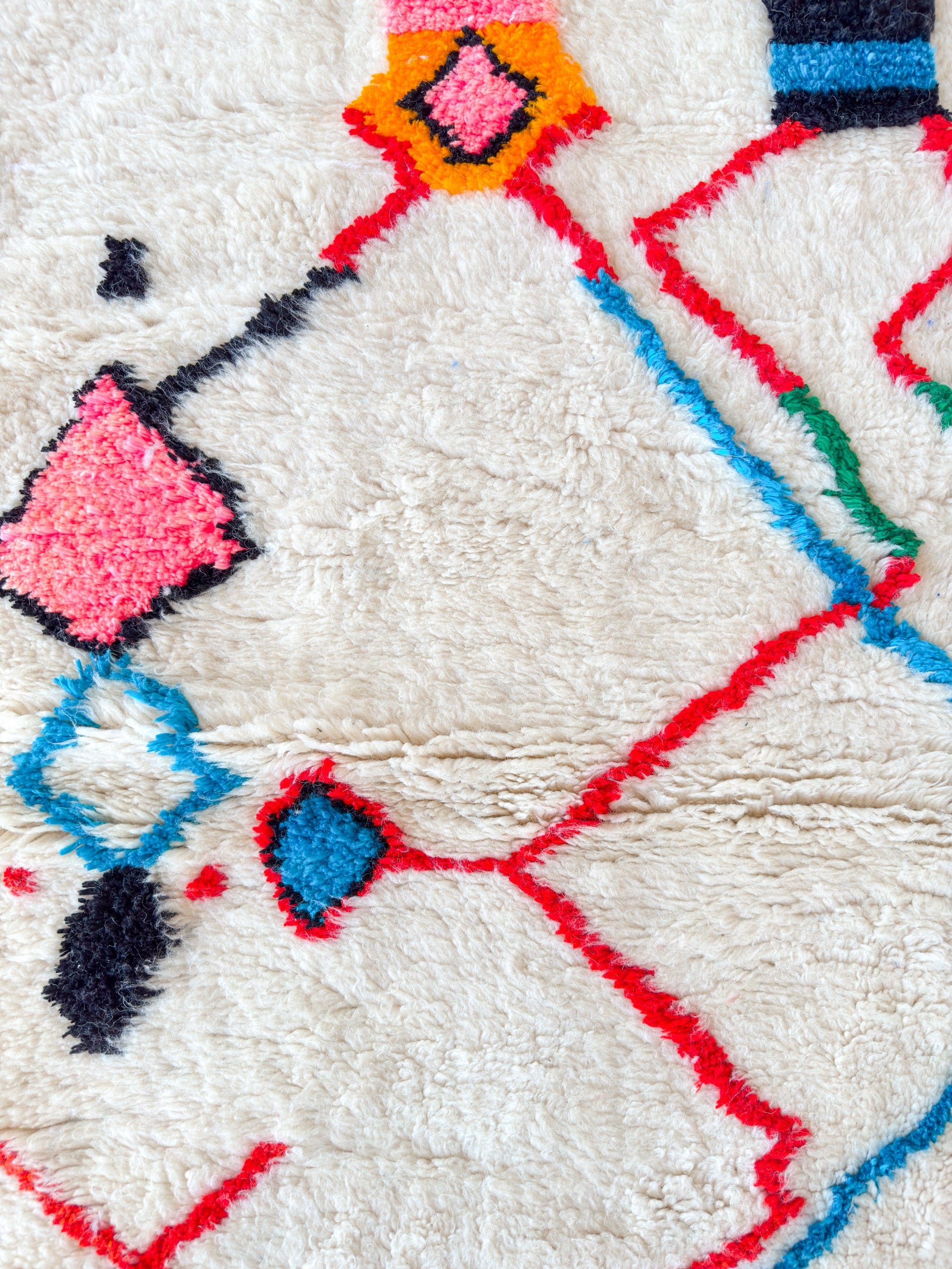 Tapis berbère coloré 195 x 322 cm - n°1422