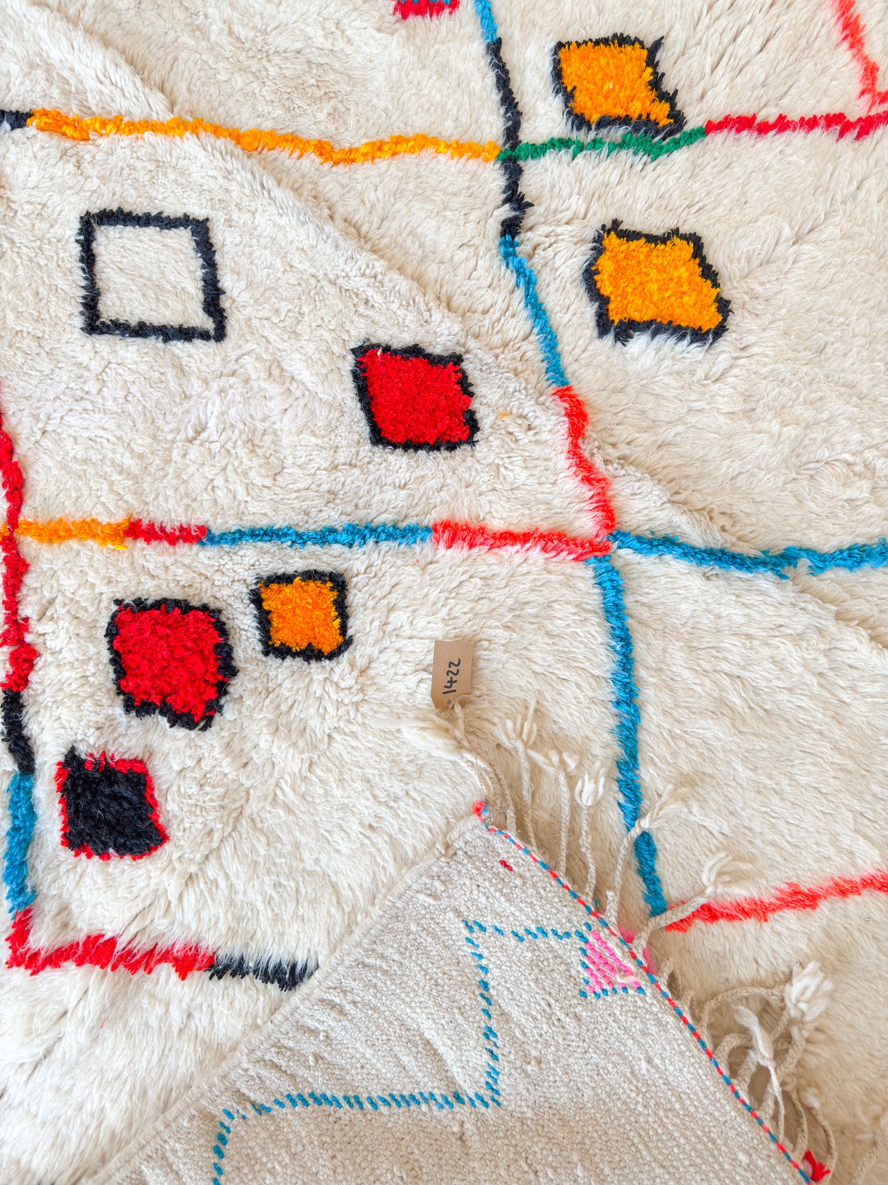 Tapis berbère coloré 195 x 322 cm - n°1422