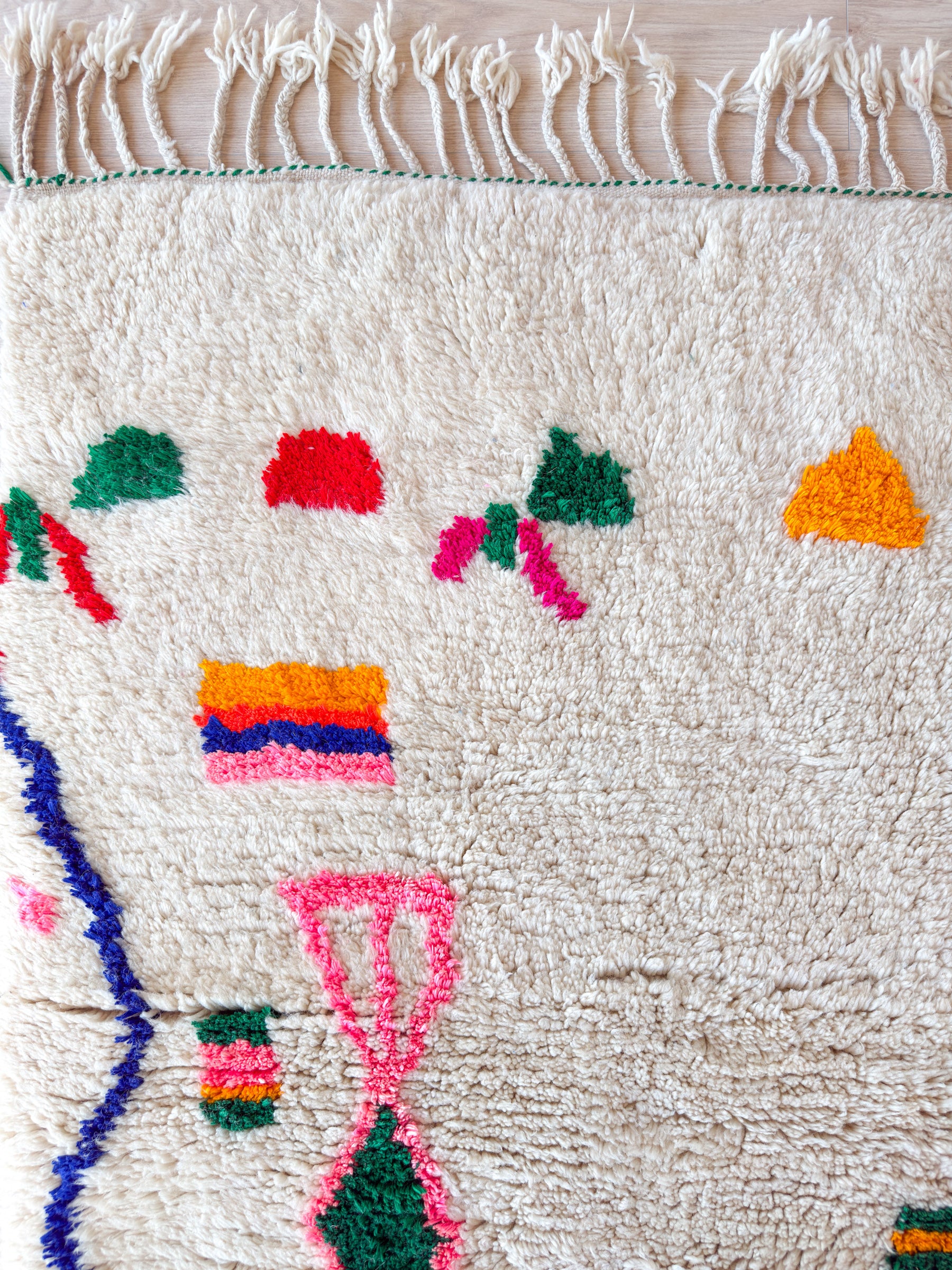 Bunter Berberteppich 192 x 316 cm – Nr. 1176