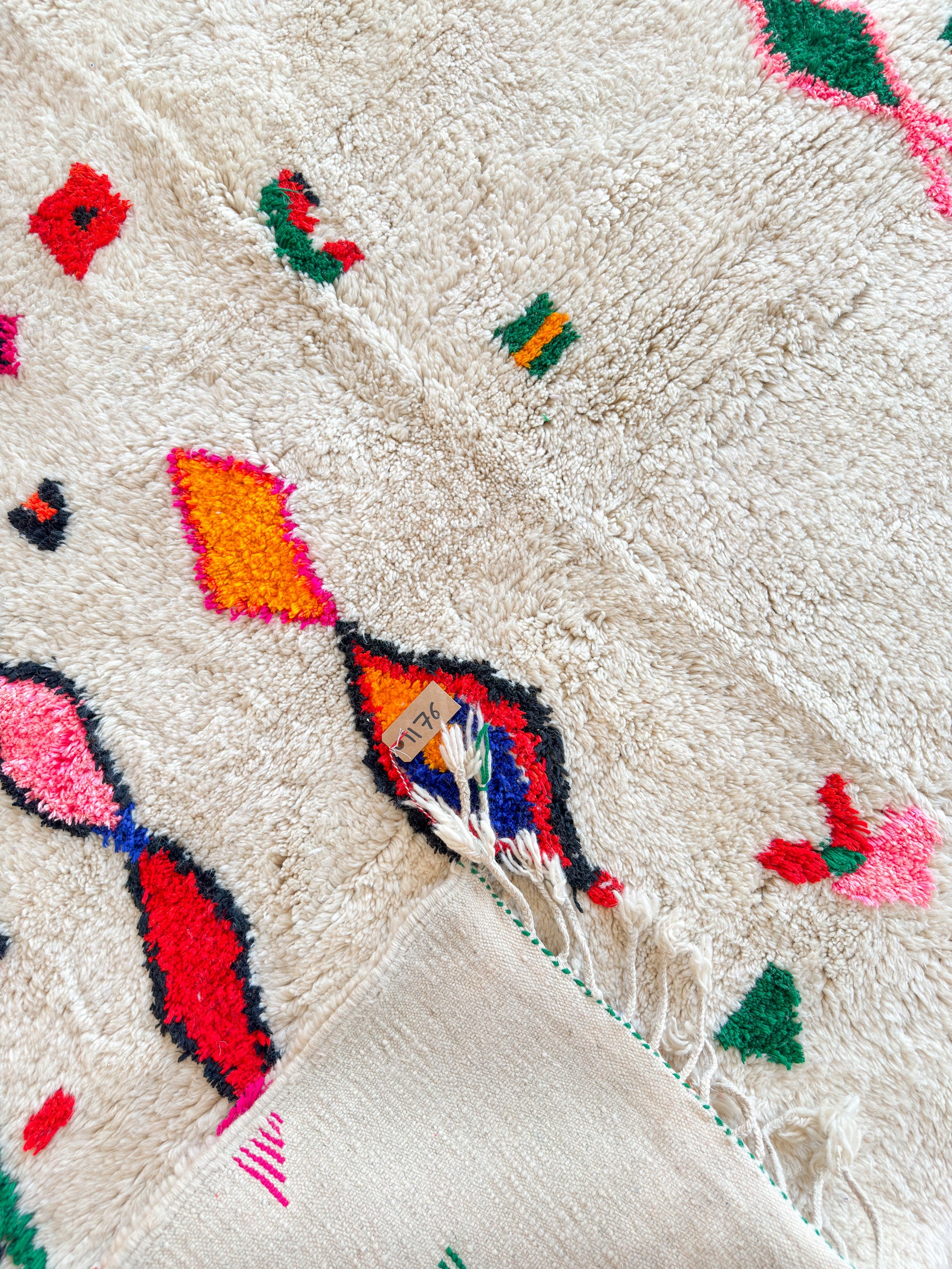 Bunter Berberteppich 192 x 316 cm – Nr. 1176