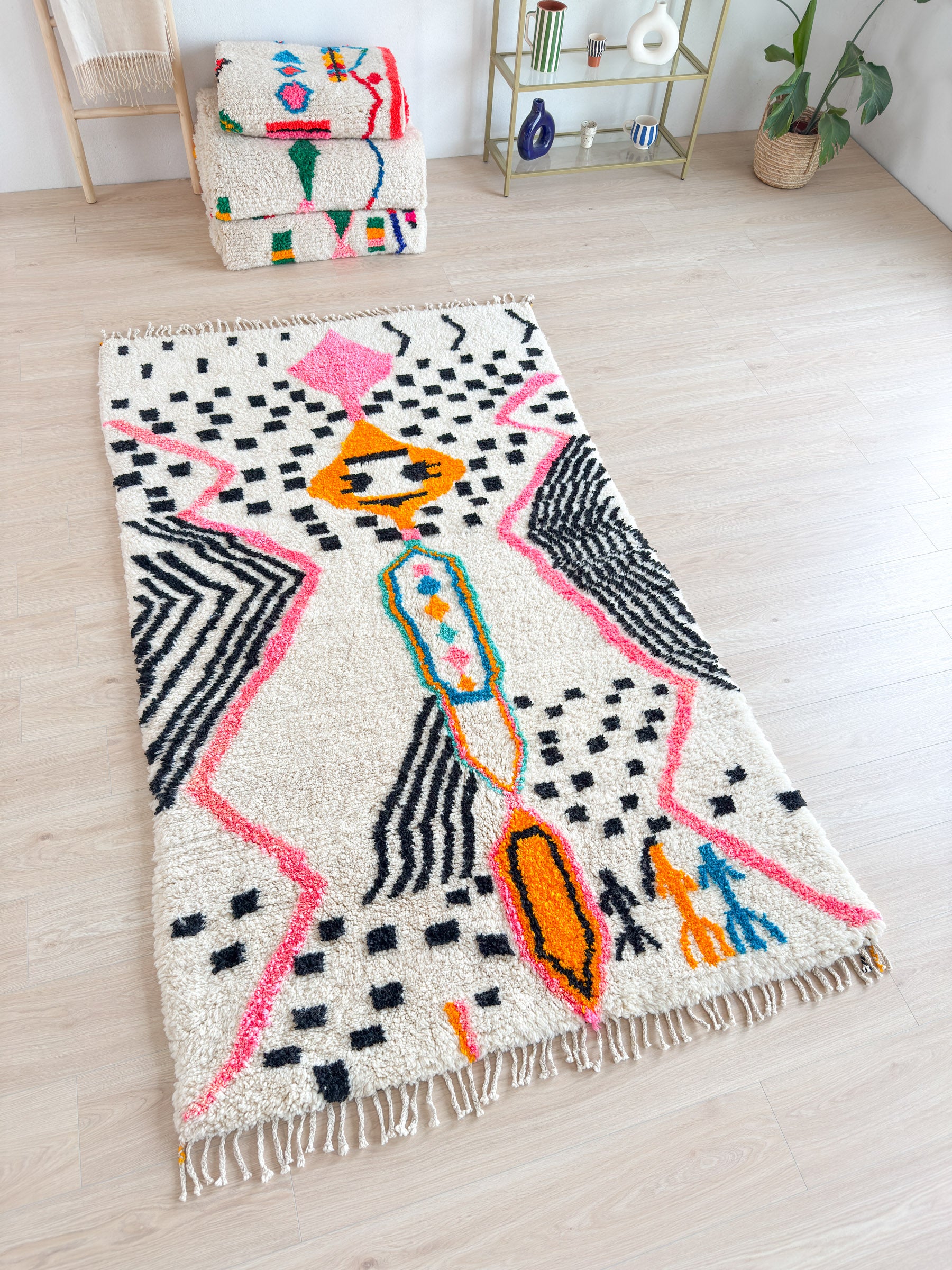 Tapis berbère coloré 150 x 256 cm - n°2112