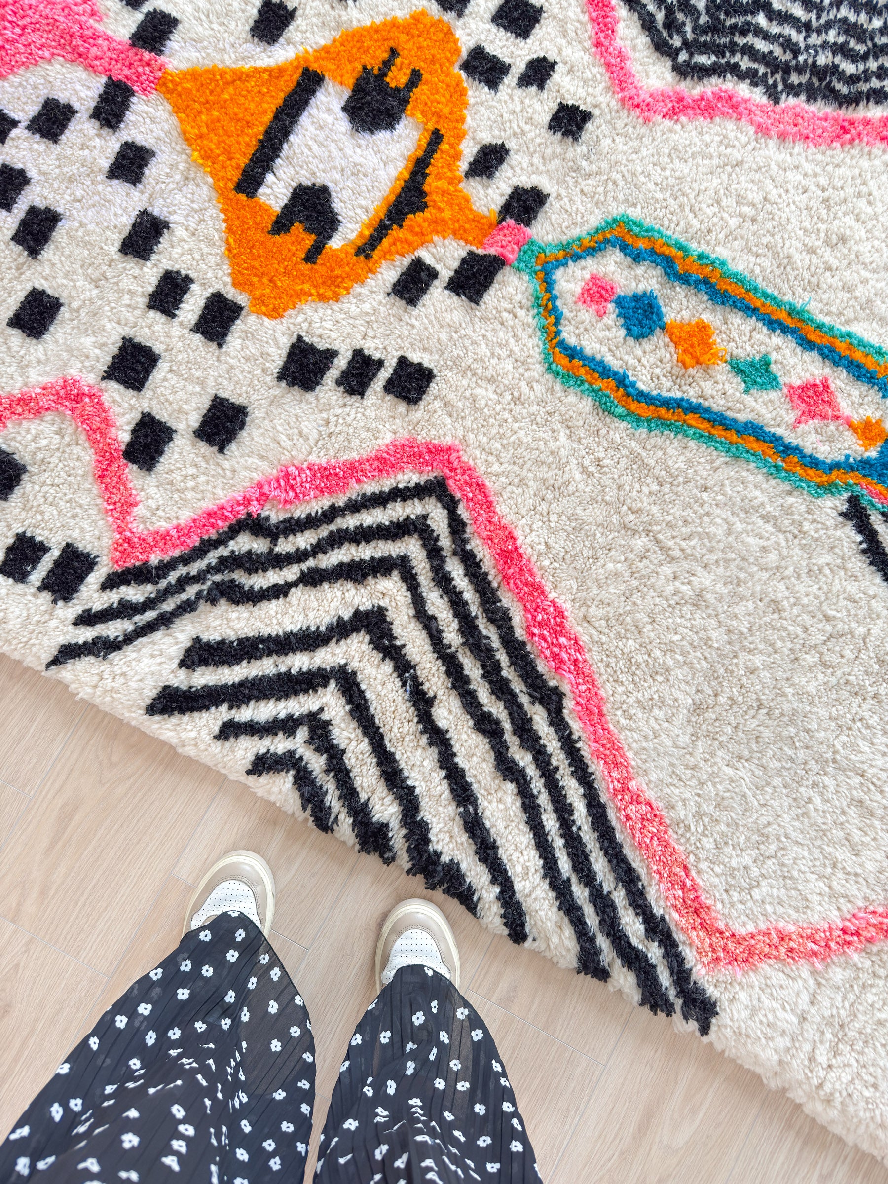 Tapis berbère coloré 150 x 256 cm - n°2112