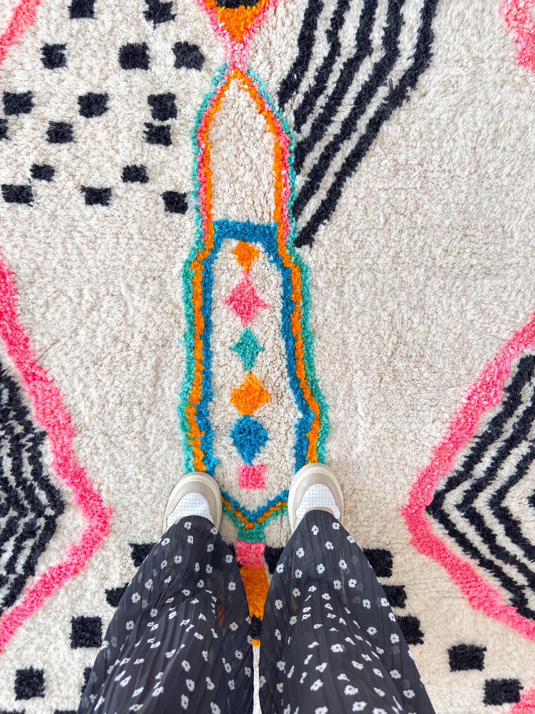 Tapis berbère coloré 150 x 256 cm - n°2112