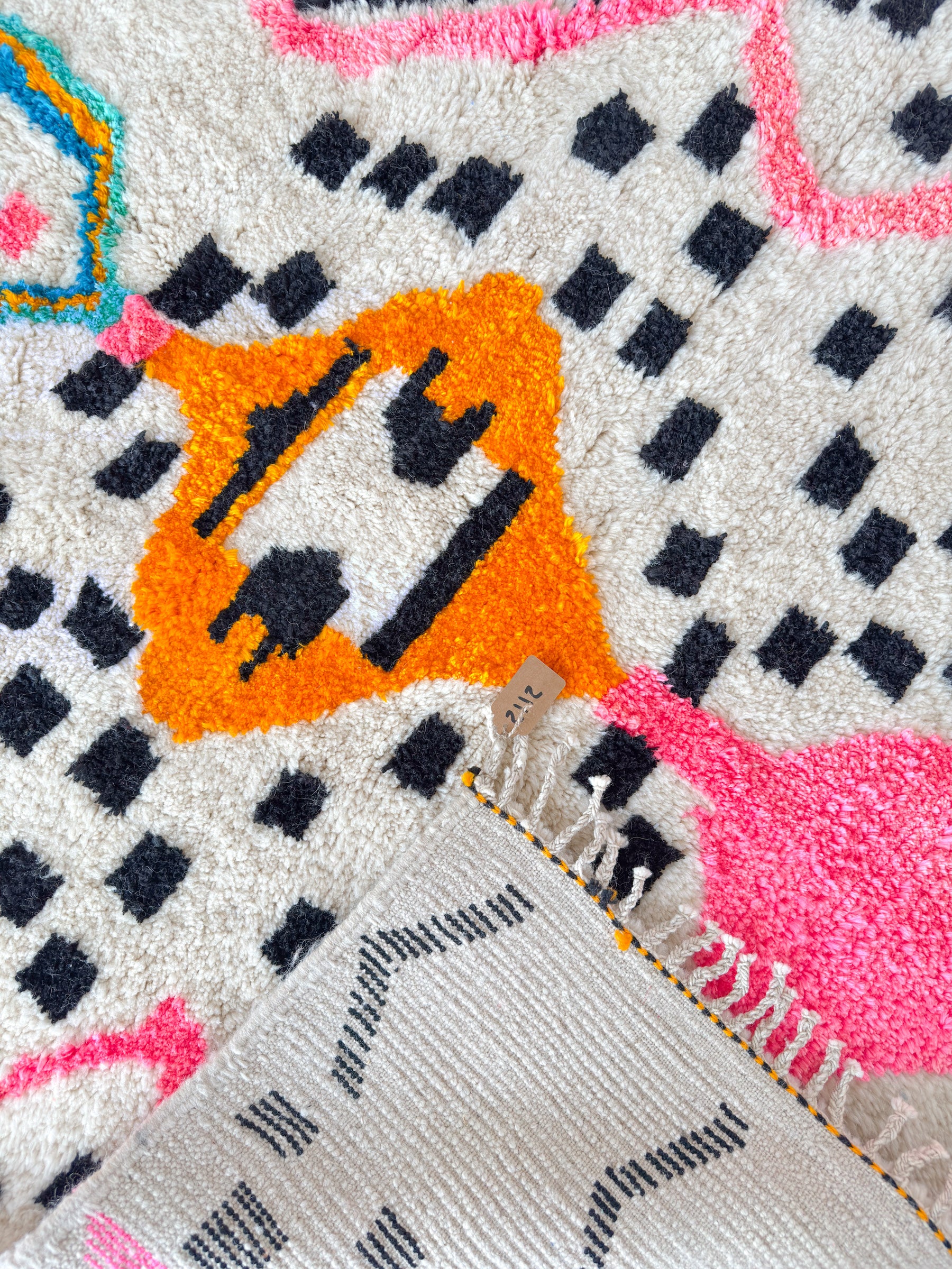 Tapis berbère coloré 150 x 256 cm - n°2112